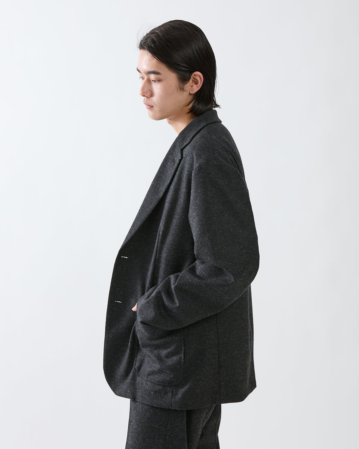 OFFICER 2B JACKET WOOL CASHMERE OXFORD