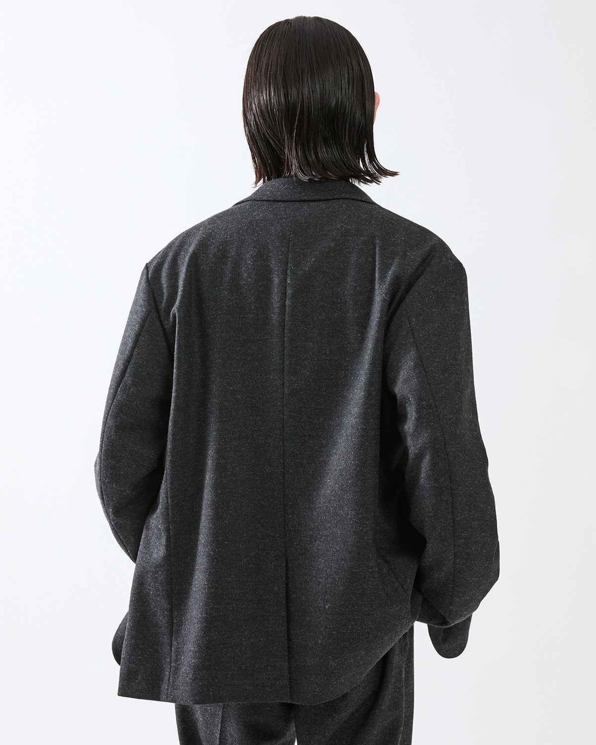 OFFICER 2B JACKET WOOL CASHMERE OXFORD