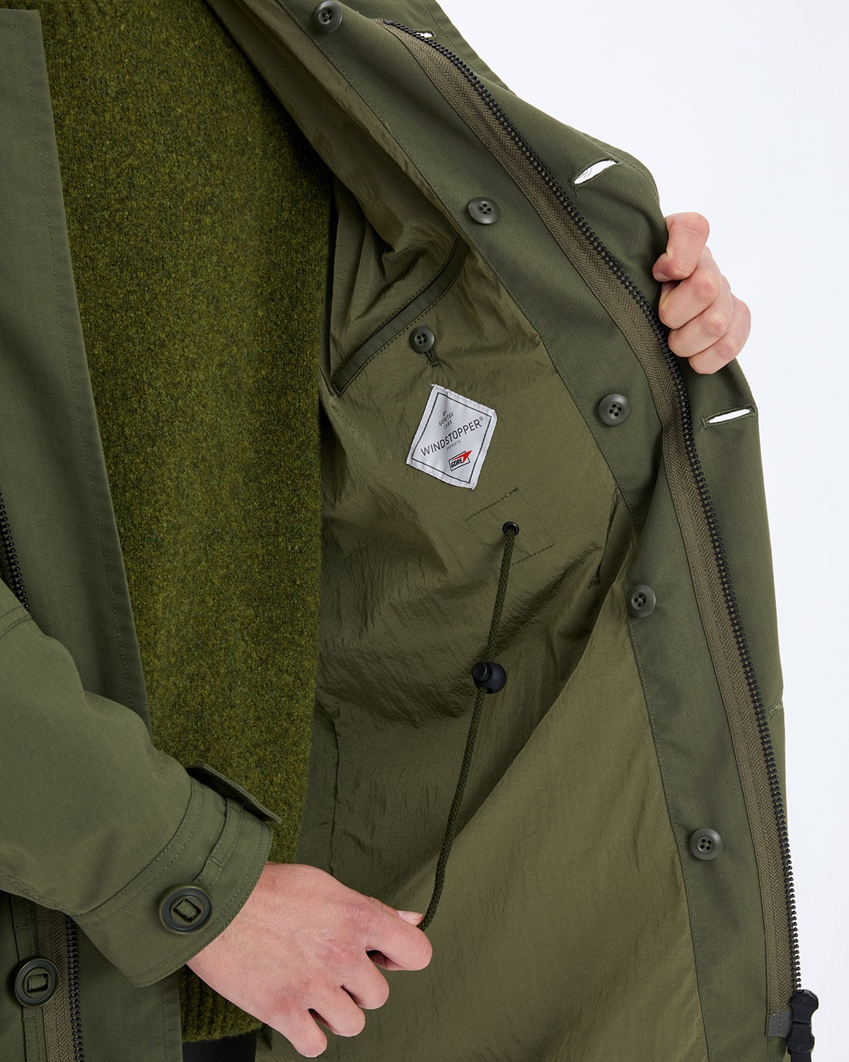 TROOPER LONG COAT POLY RIPSTOP WINDSTOPPER® 2L
