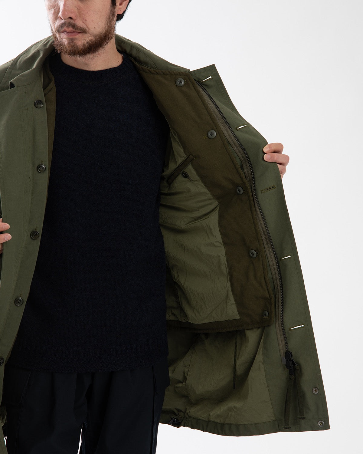 TROOPER PUFF LINER JACKET POLY WOOL RIPSTOP