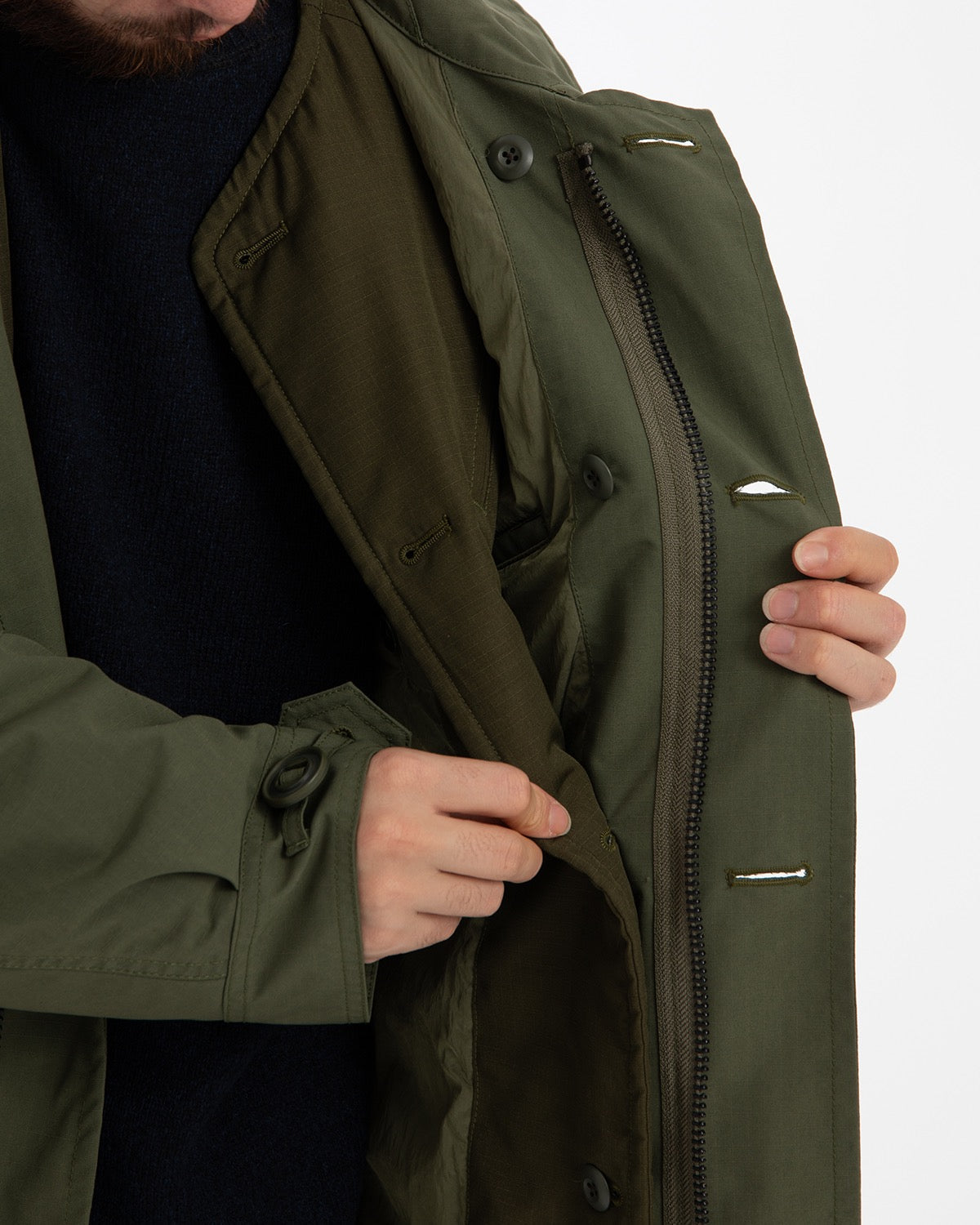 TROOPER PUFF LINER JACKET POLY WOOL RIPSTOP