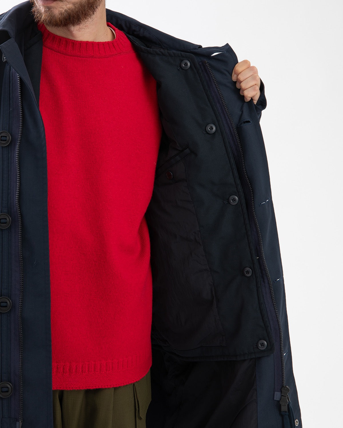 TROOPER PUFF LINER JACKET POLY WOOL RIPSTOP