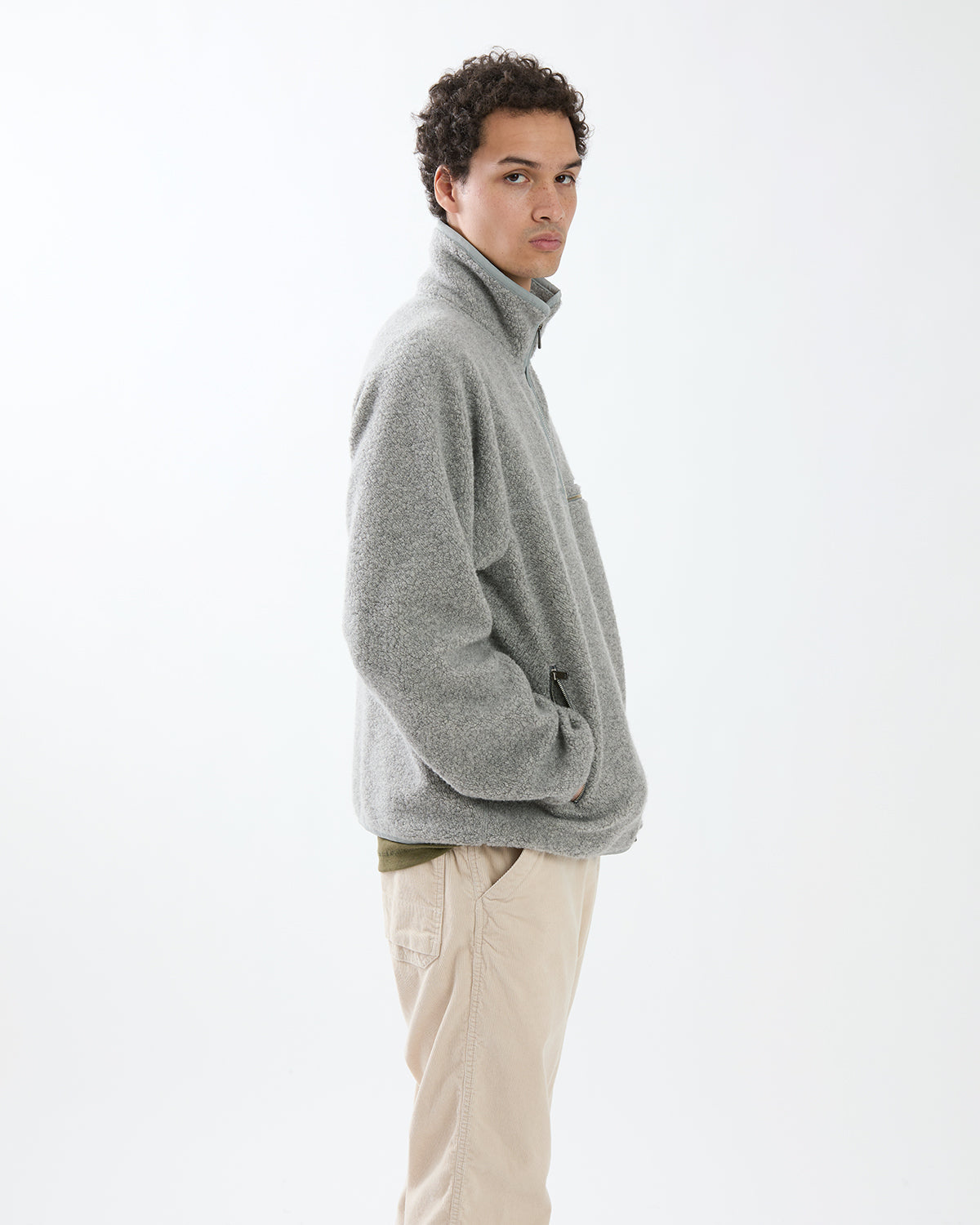 HIKER FULL ZIP BROUSON WOOL POLY NYLON PILE