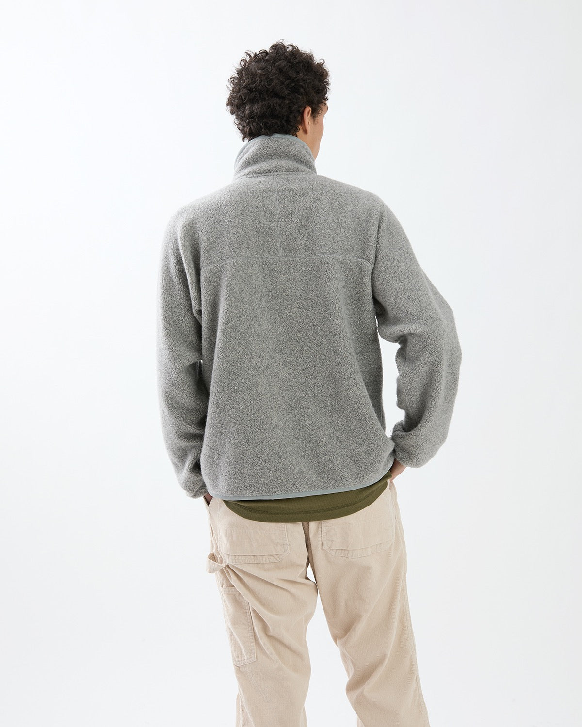 HIKER FULL ZIP BROUSON WOOL POLY NYLON PILE