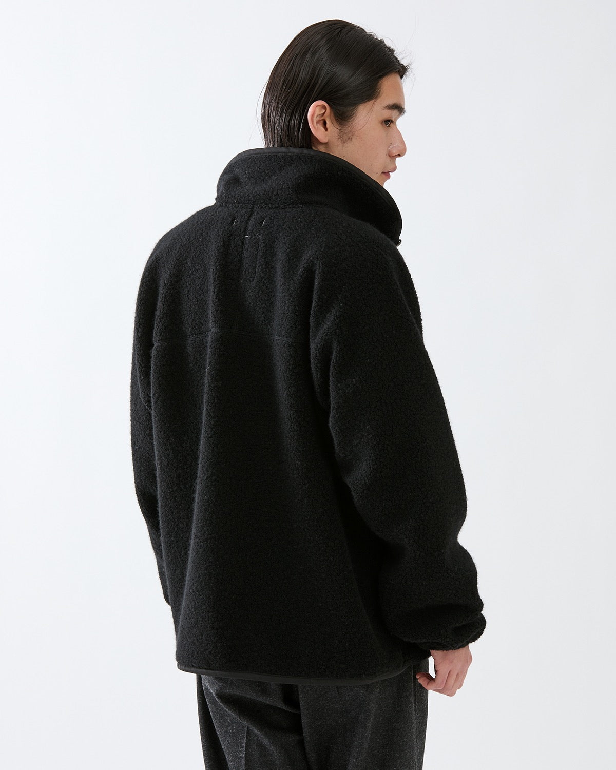 HIKER FULL ZIP BROUSON WOOL POLY NYLON PILE