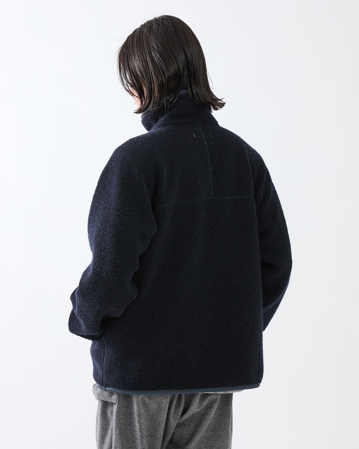 HIKER FULL ZIP BROUSON WOOL POLY NYLON PILE
