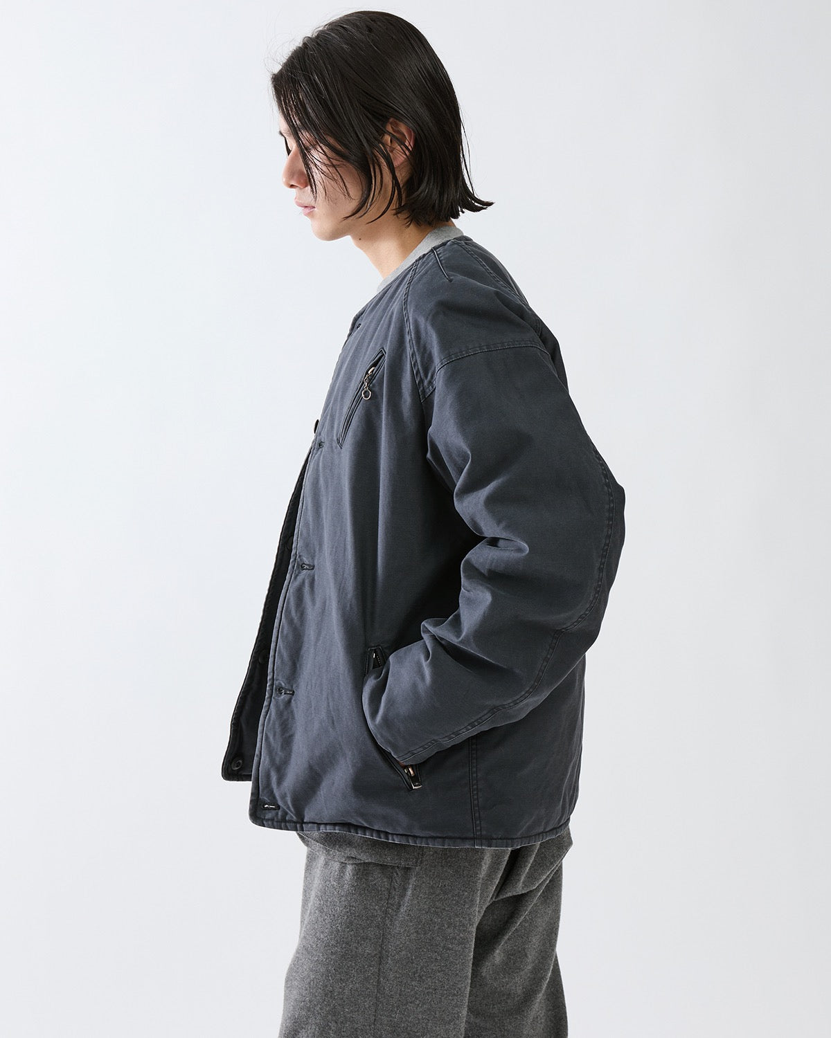 TROOPER PUFF LINER JACKET COTTON BACK SATIN VW