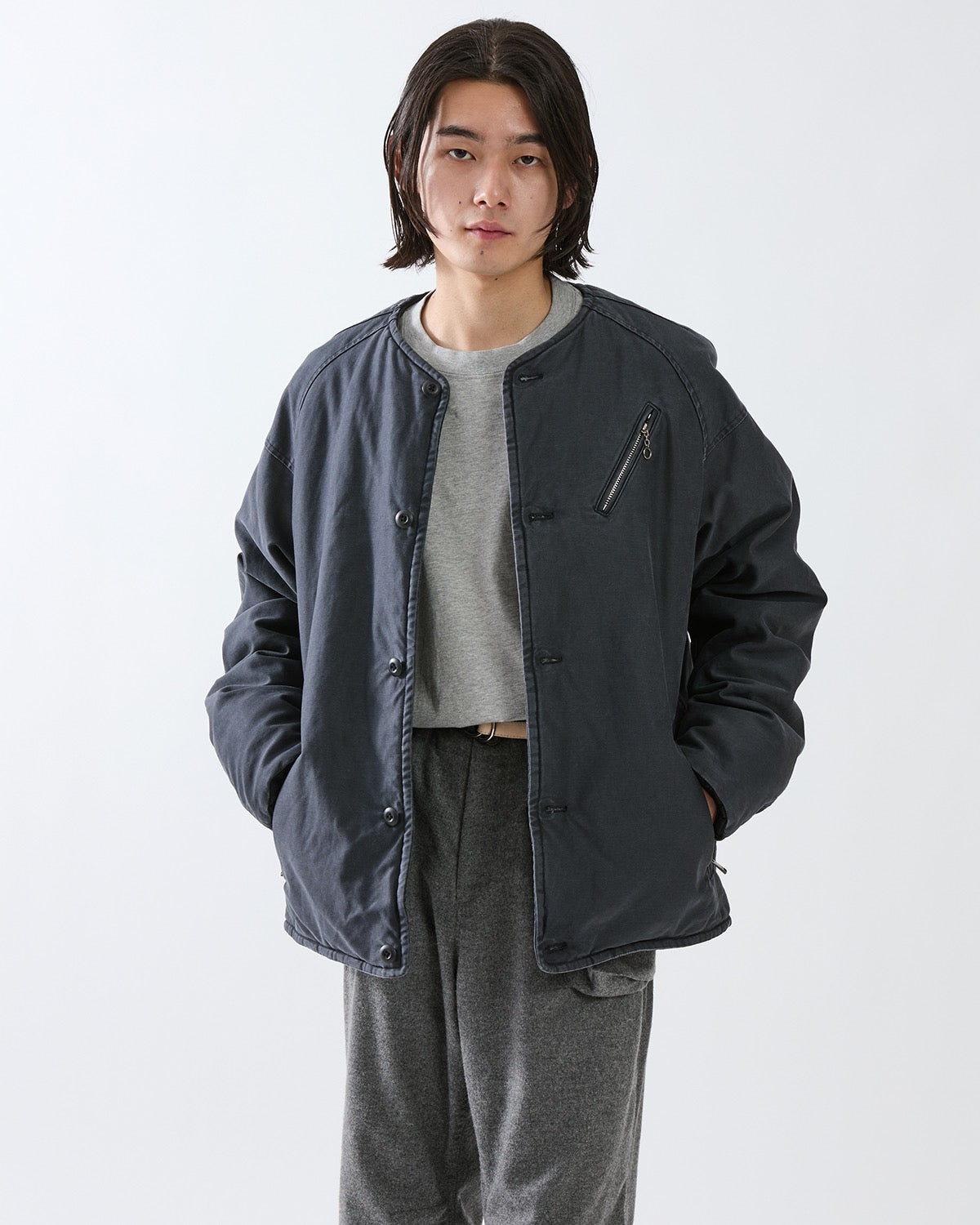 TROOPER PUFF LINER JACKET COTTON BACK SATIN VW