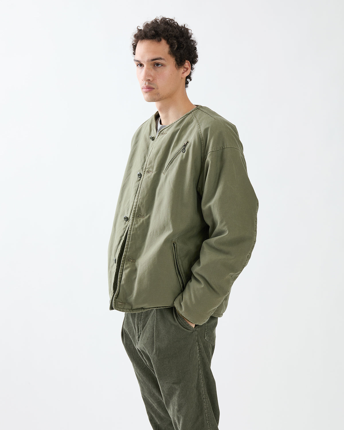 TROOPER PUFF LINER JACKET COTTON BACK SATIN VW