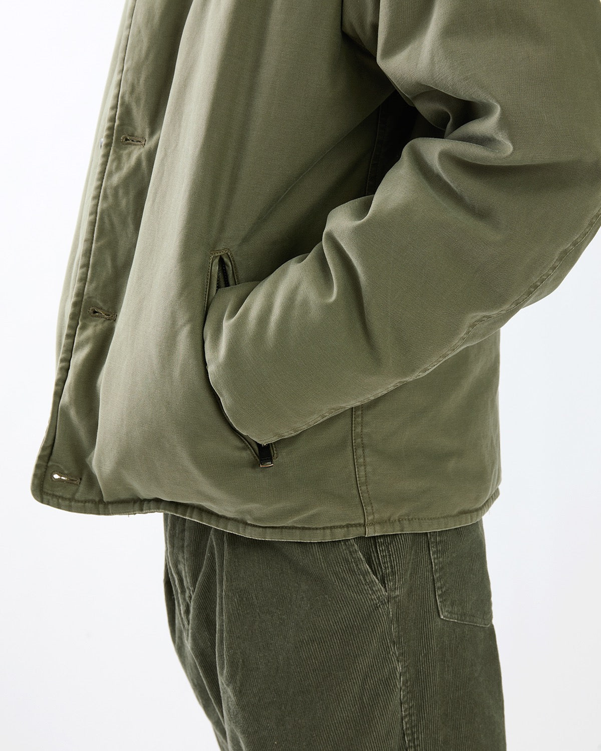 TROOPER PUFF LINER JACKET COTTON BACK SATIN VW