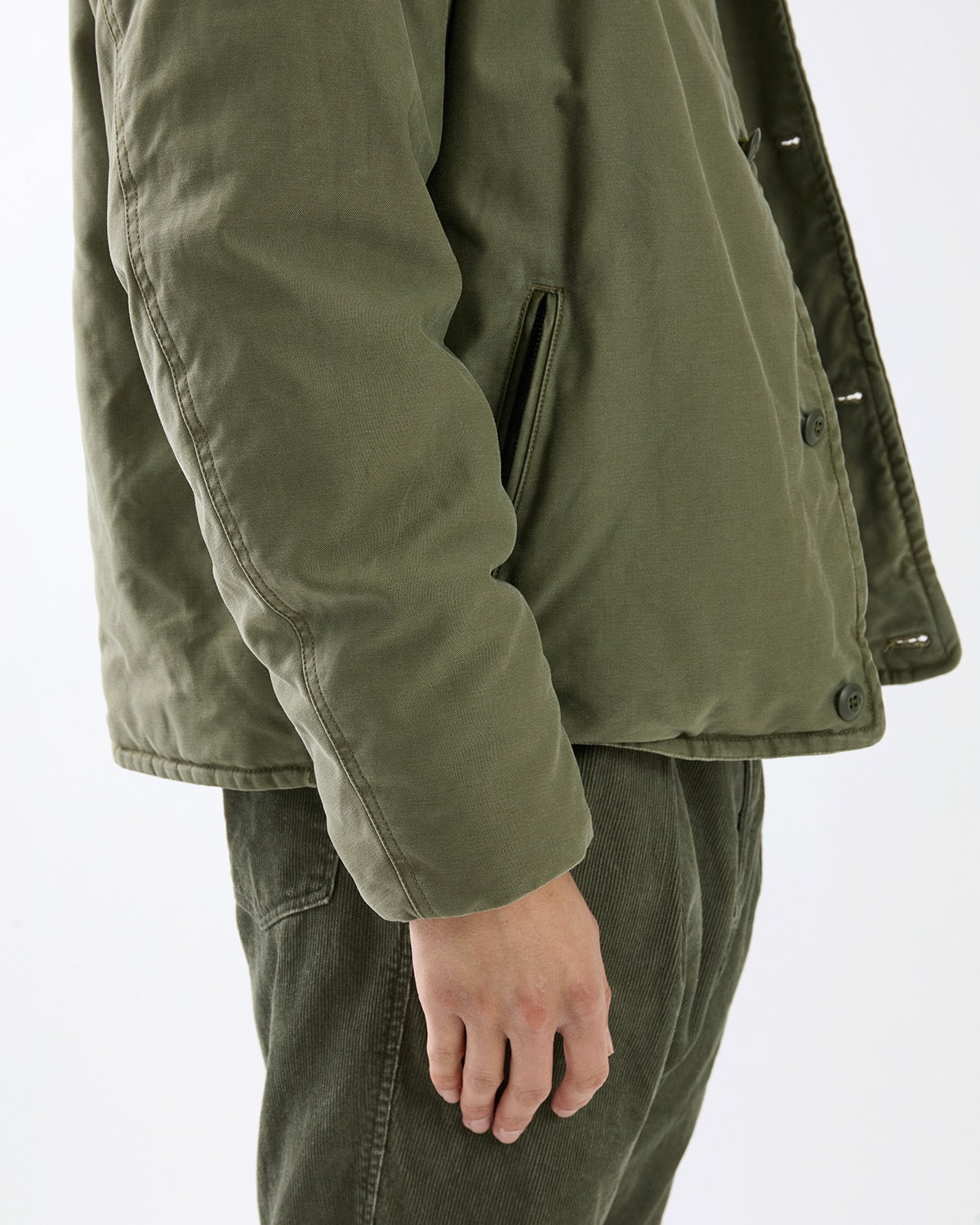 TROOPER PUFF LINER JACKET COTTON BACK SATIN VW