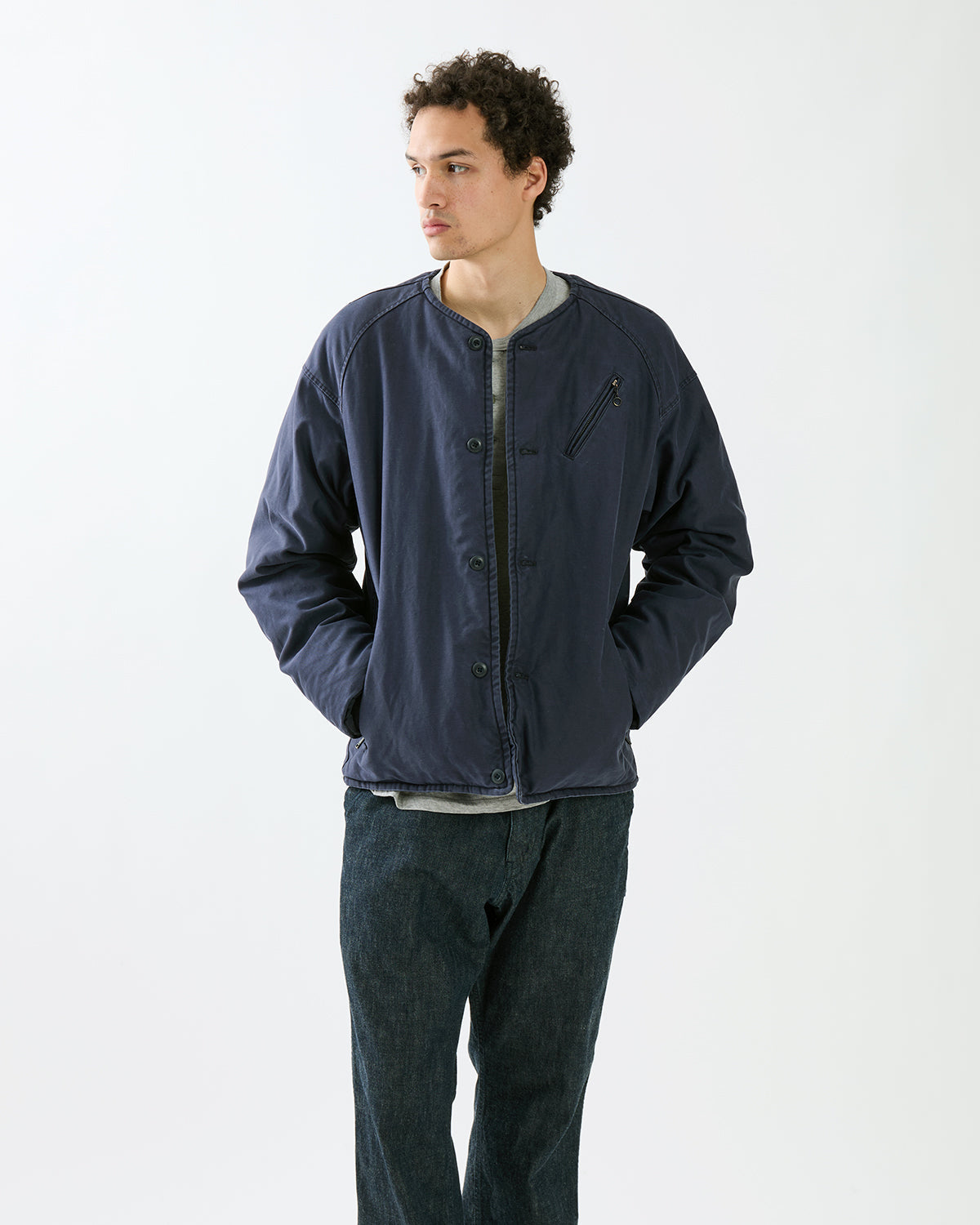 TROOPER PUFF LINER JACKET COTTON BACK SATIN VW