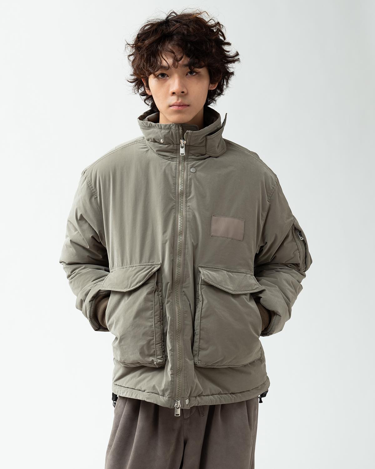 TROOPER PUFF BLOUSON P/N SPLITTING TAFFETA WITH GORE-TEX WINDSTOPPER®