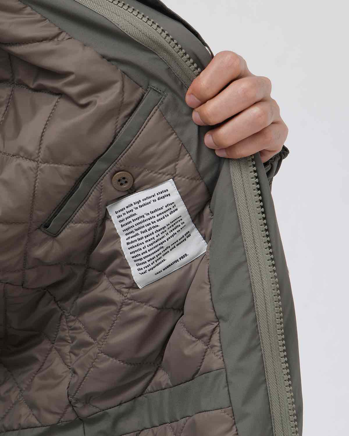 TROOPER PUFF COAT NYLON TAFFETA  WITH GORE-TEX WINDSTOPPER®