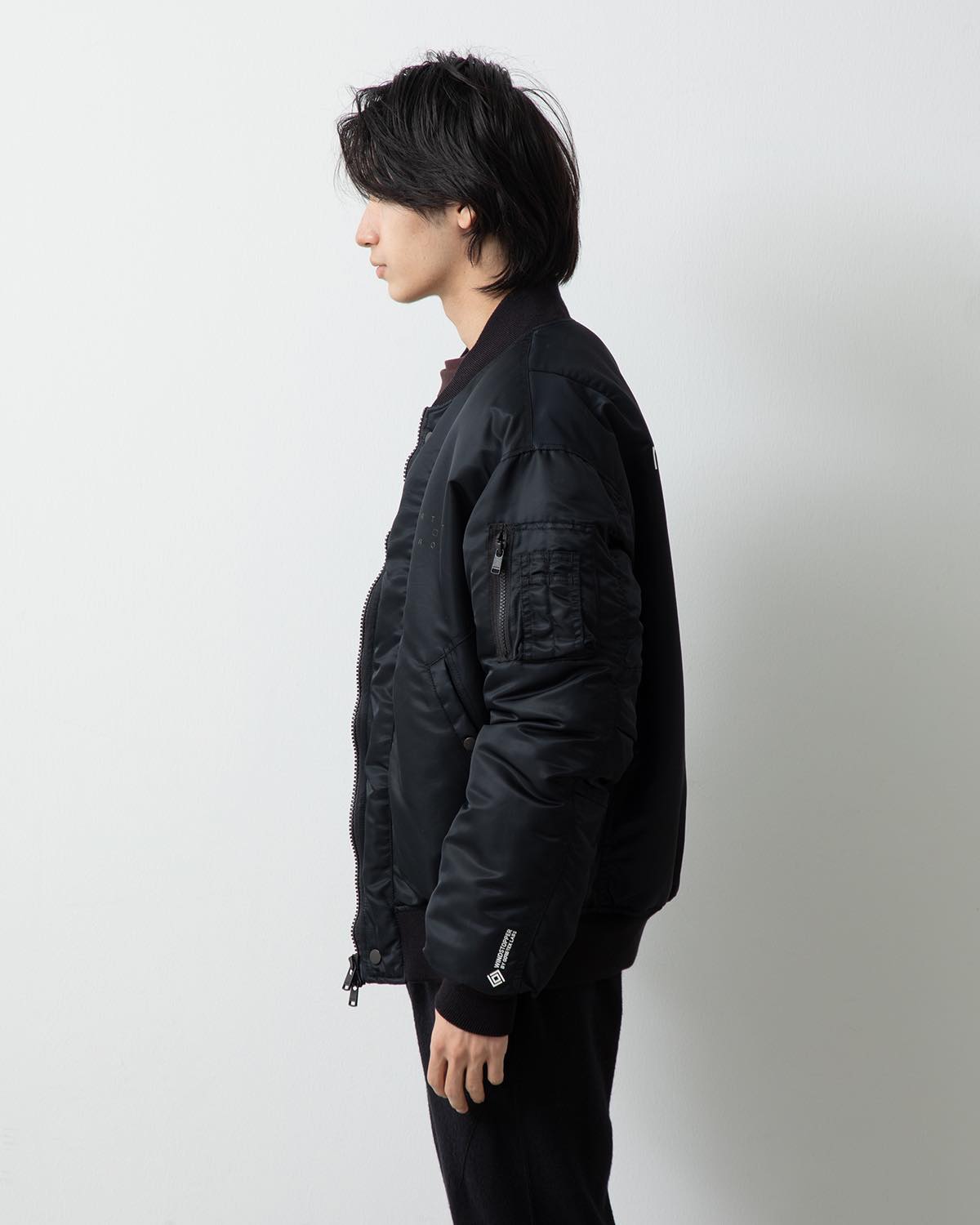 TROOPER PUFF BLOUSON NYLON TWILL WITH GORE-TEX WINDSTOPPER® “nativeMelody”