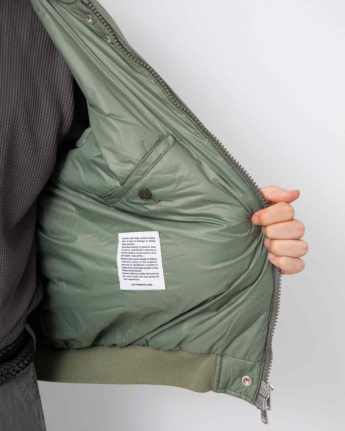 TROOPER PUFF BLOUSON NYLON MINI RIPSTOP WITH WINDSTOPPER®