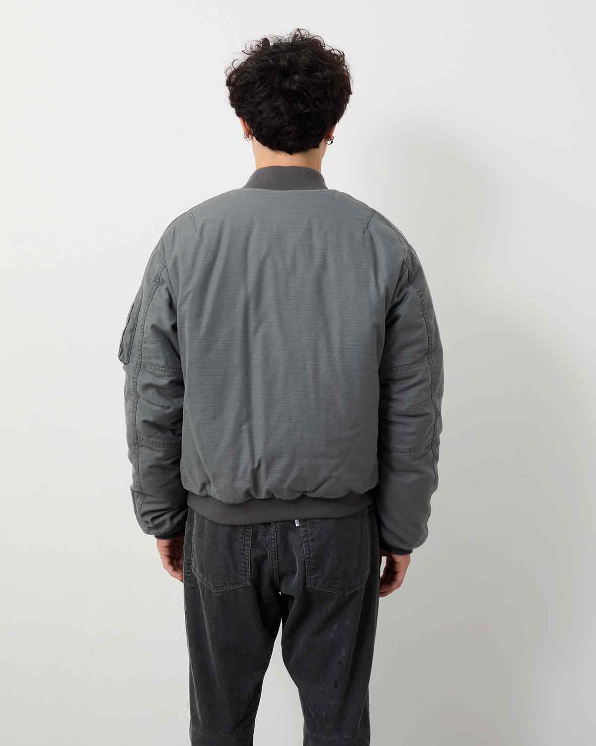 TROOPER PUFF BLOUSON COTTON BACKSATIN PIGMENT DYE WITH WINDSTOPPER®