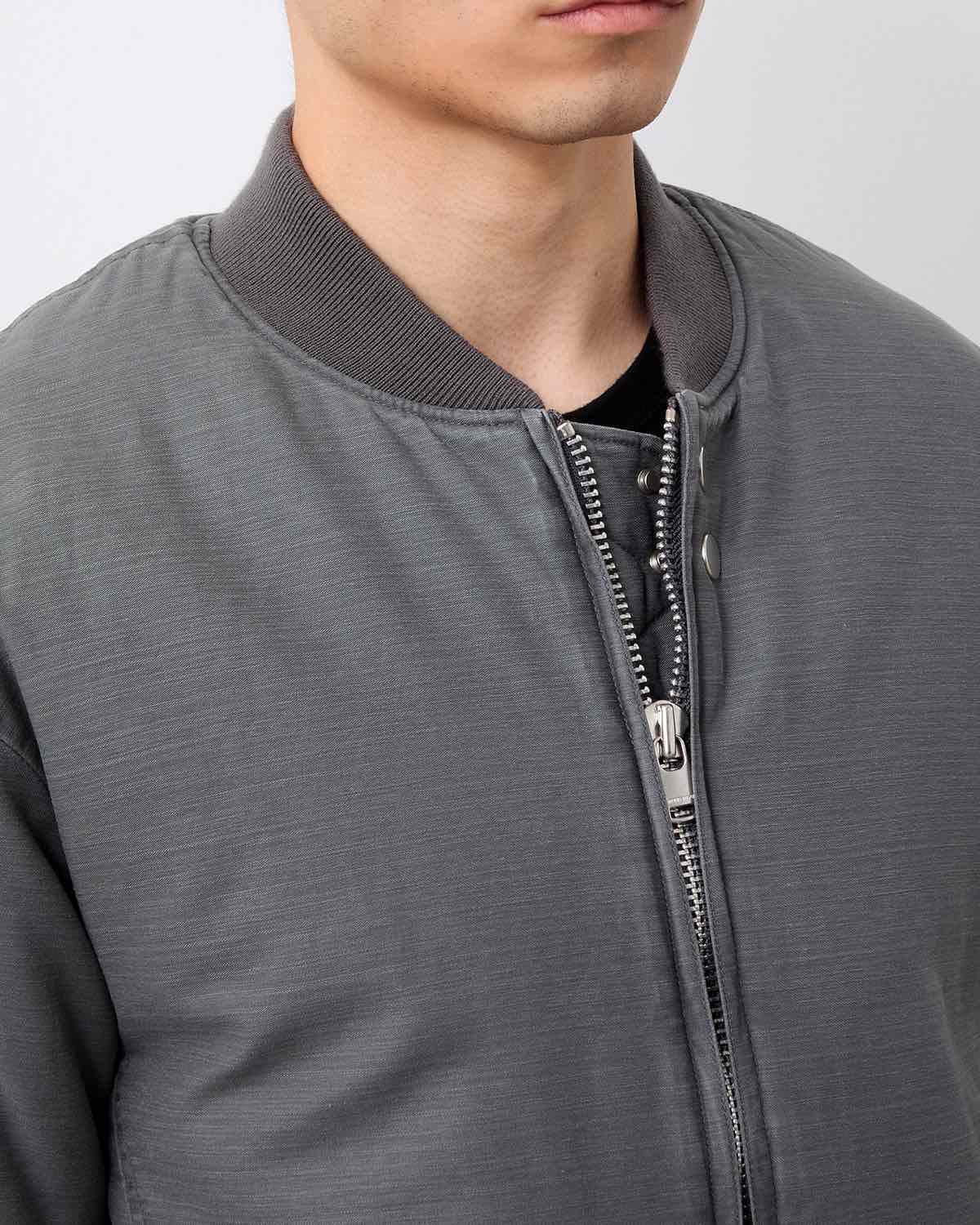 TROOPER PUFF BLOUSON COTTON BACKSATIN PIGMENT DYE WITH WINDSTOPPER®