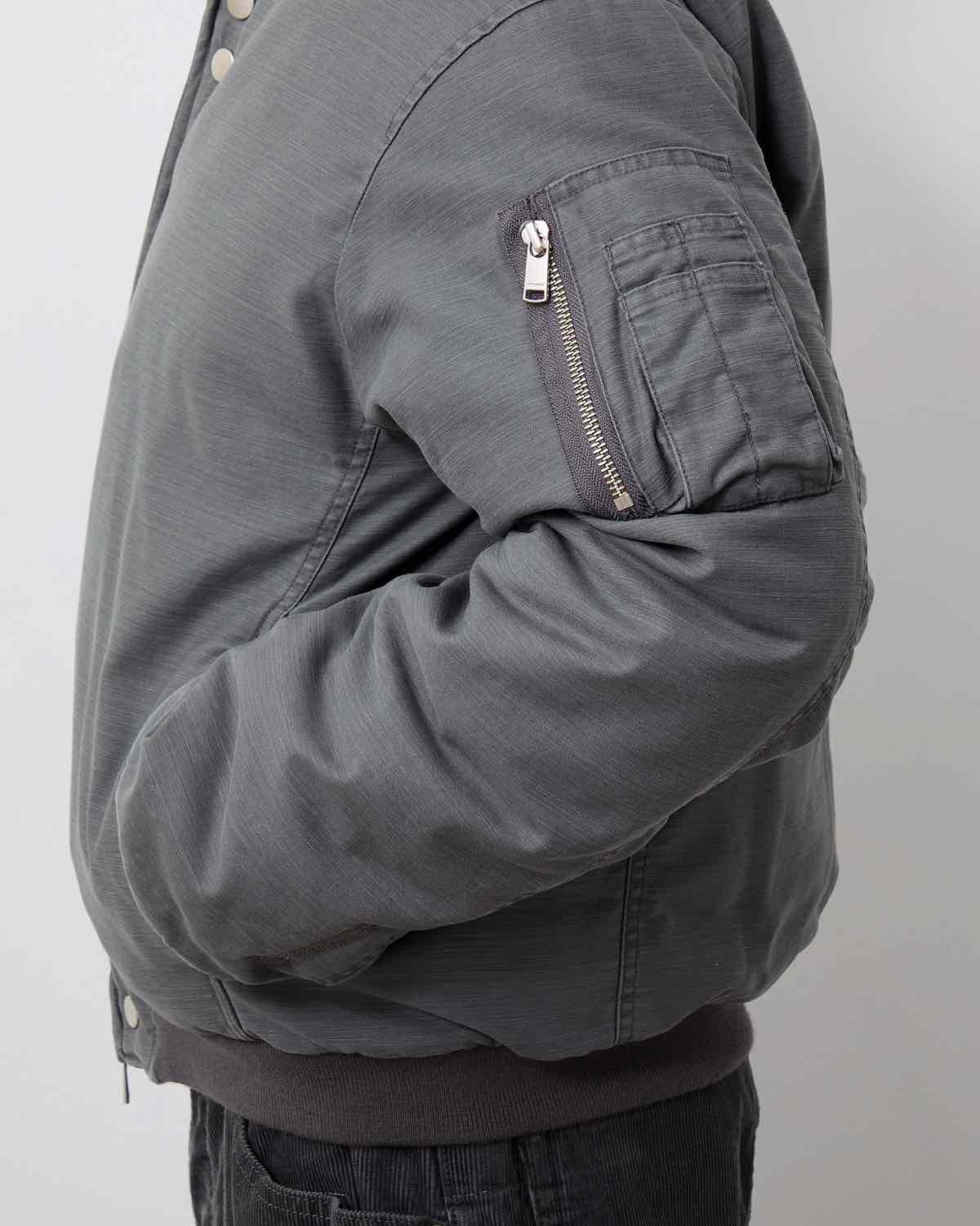 TROOPER PUFF BLOUSON COTTON BACKSATIN PIGMENT DYE WITH WINDSTOPPER®