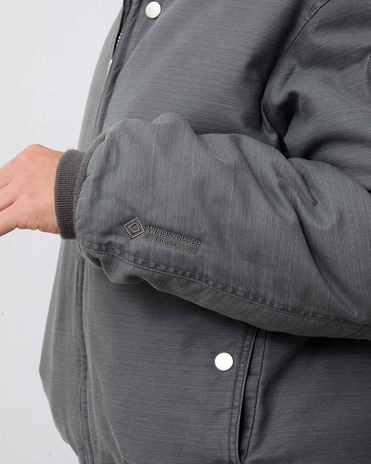 TROOPER PUFF BLOUSON COTTON BACKSATIN PIGMENT DYE WITH WINDSTOPPER®