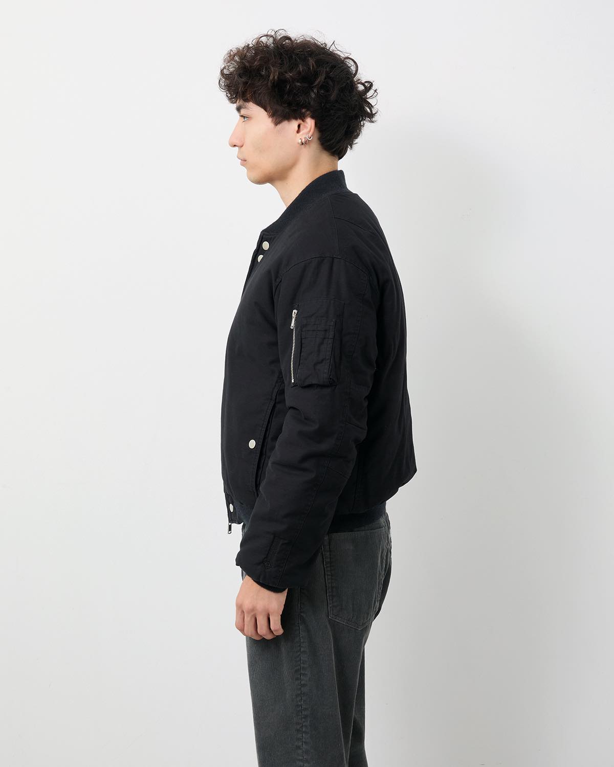 TROOPER PUFF BLOUSON COTTON BACKSATIN PIGMENT DYE WITH WINDSTOPPER®