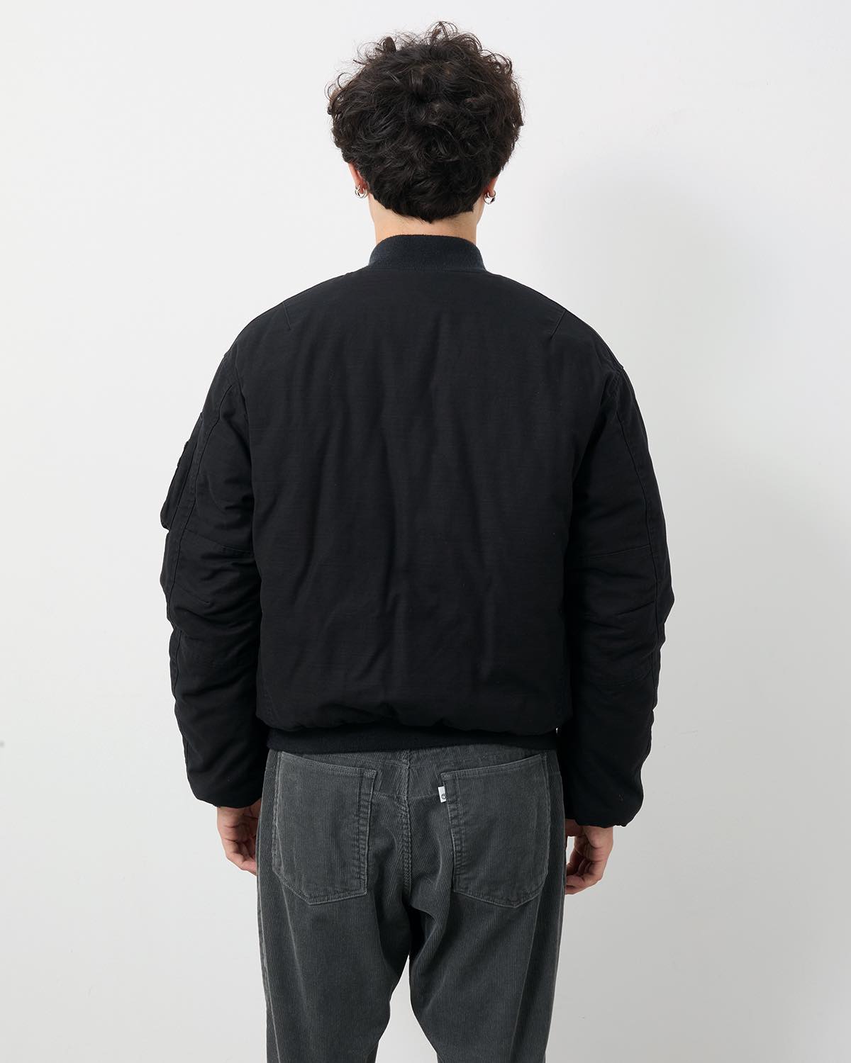 TROOPER PUFF BLOUSON COTTON BACKSATIN PIGMENT DYE WITH WINDSTOPPER®