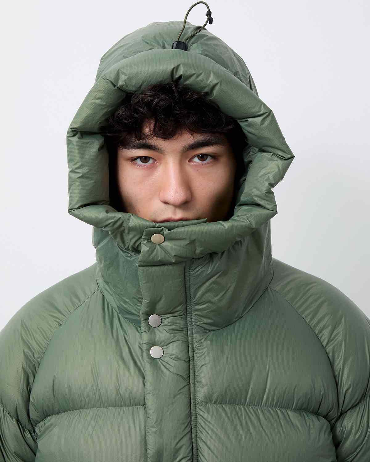 EXPLORER DOWN JACKET NYLON MINI RIPSTOP WITH WINDSTOPPER®