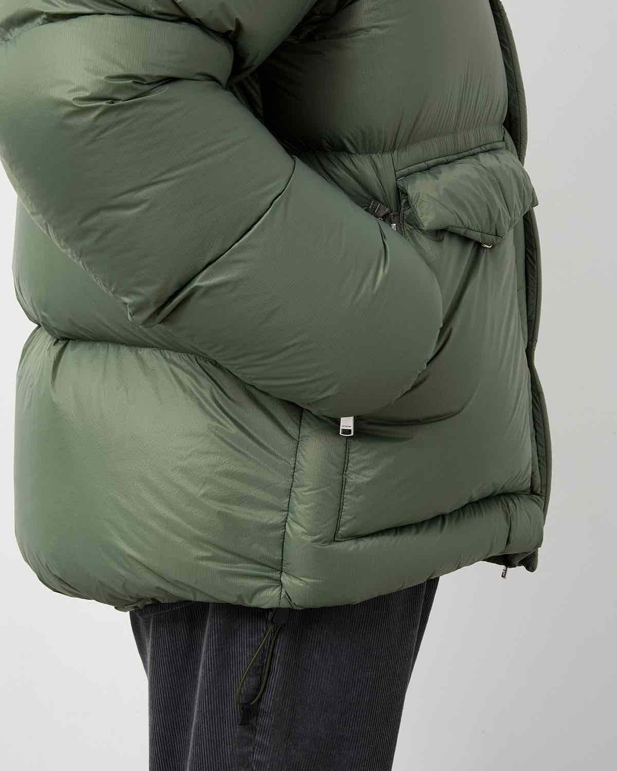 EXPLORER DOWN JACKET NYLON MINI RIPSTOP WITH WINDSTOPPER®