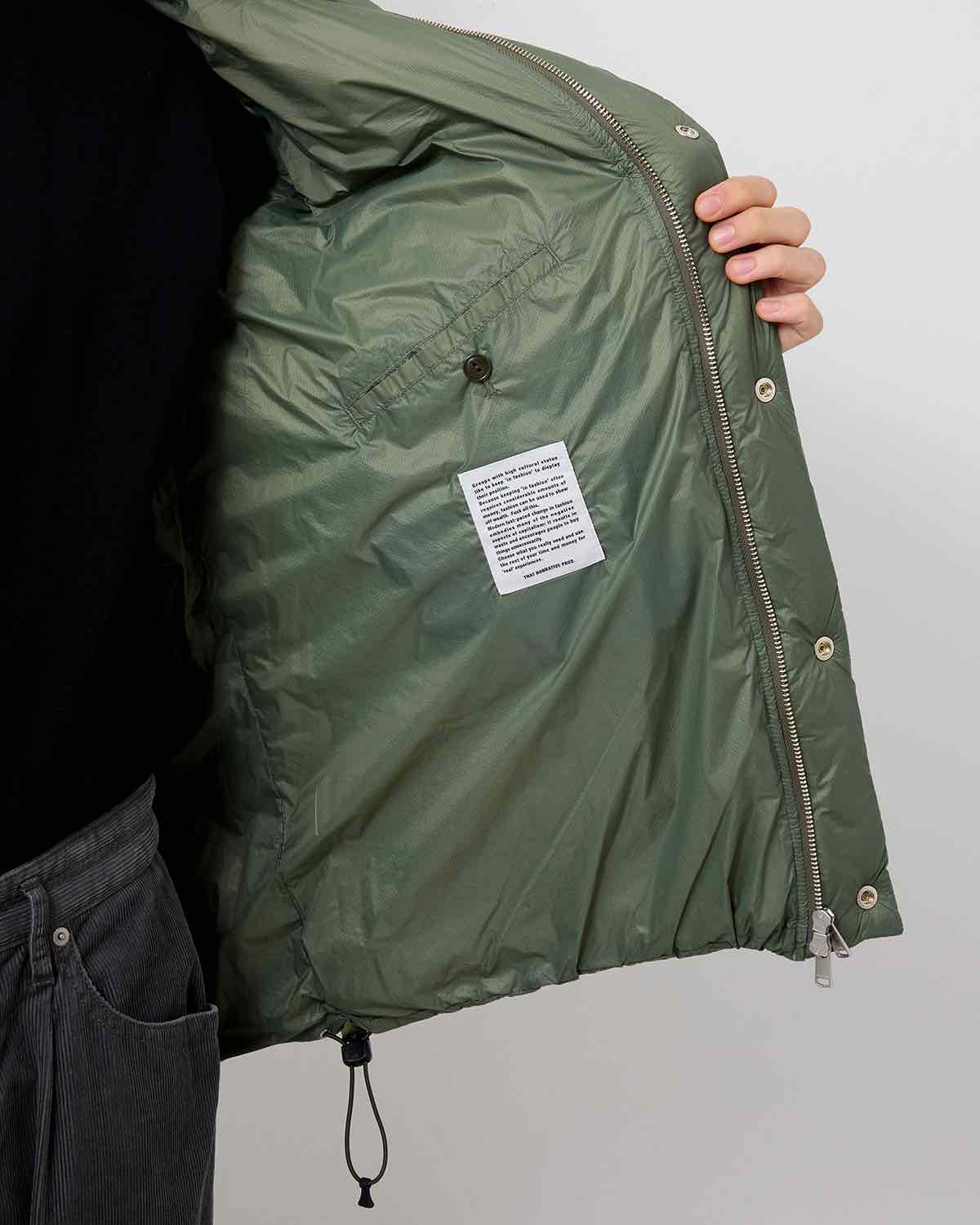 EXPLORER DOWN JACKET NYLON MINI RIPSTOP WITH WINDSTOPPER®