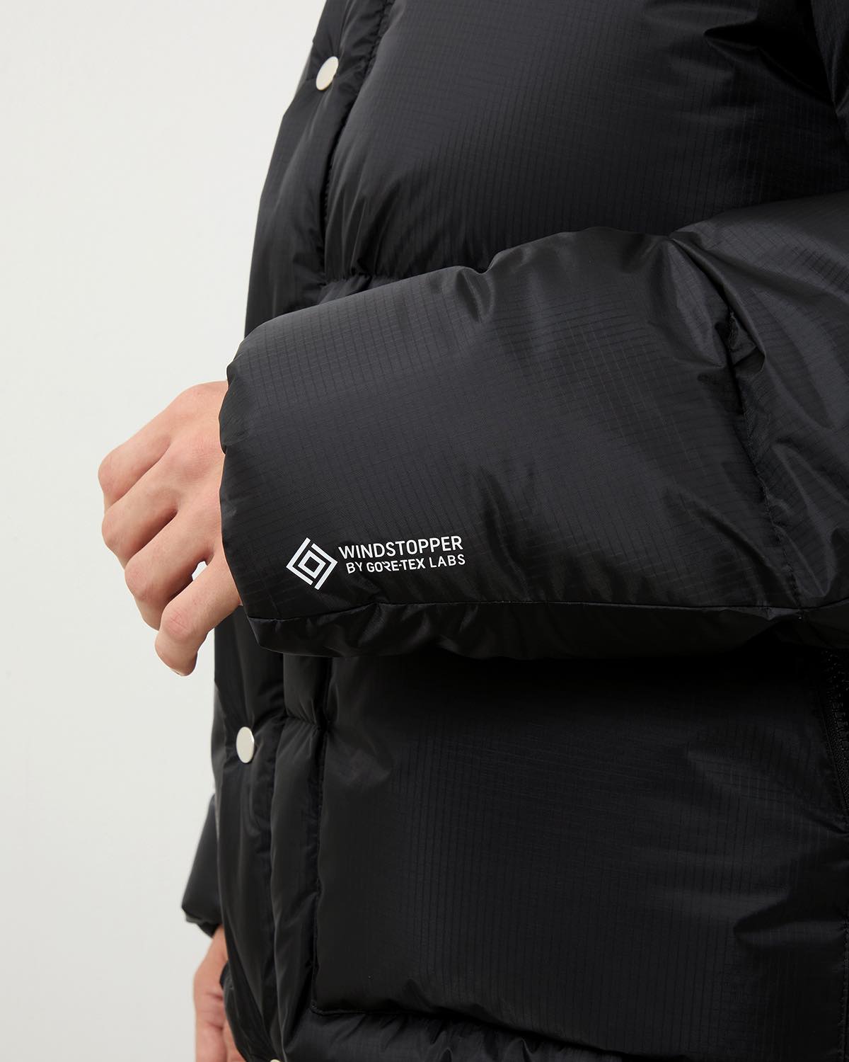 EXPLORER DOWN JACKET NYLON RIPSTOP WITH WINDSTOPPER® 2L