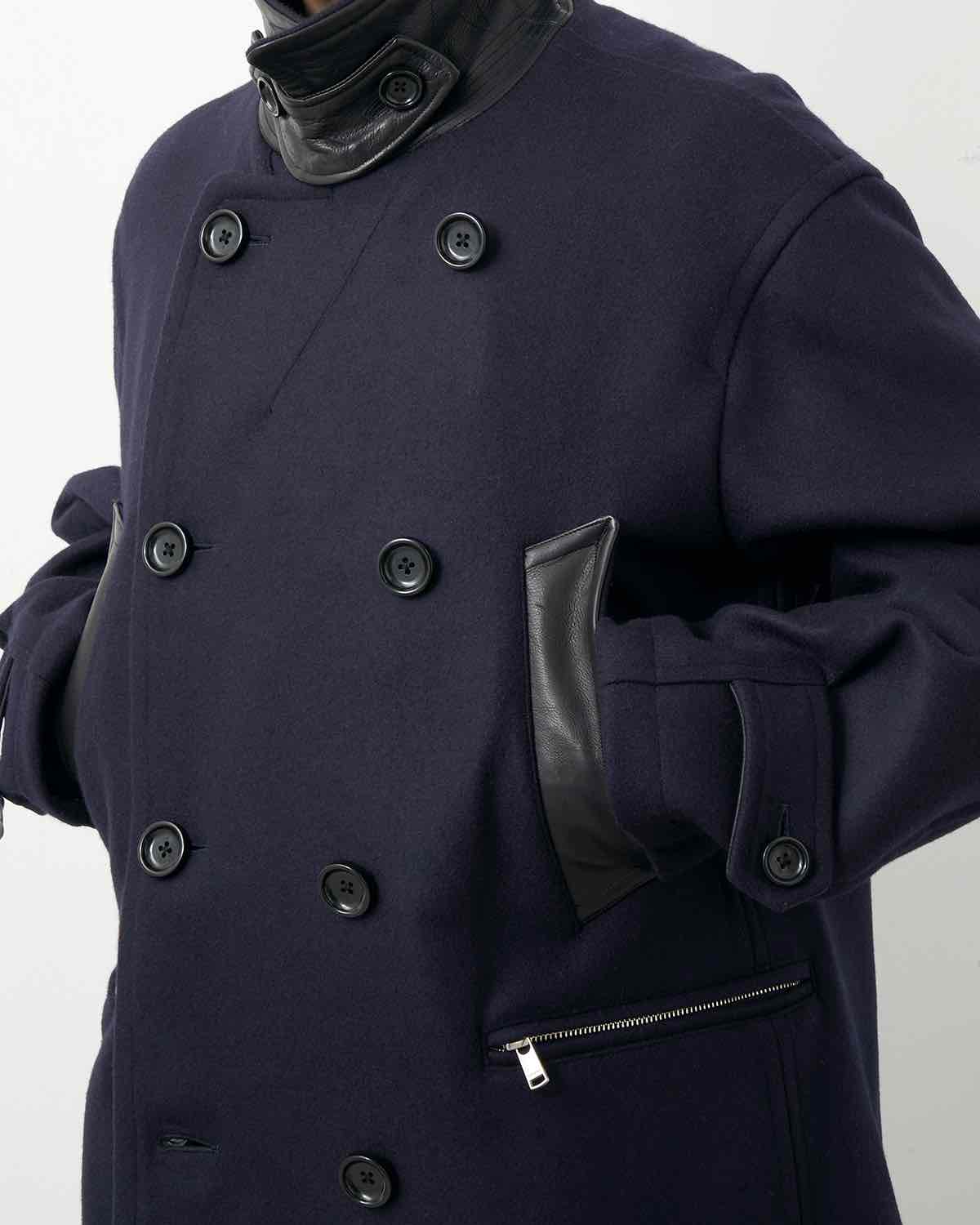 MARINER COAT W/N DOUBLE MELTON WITH WINDSTOPPER®