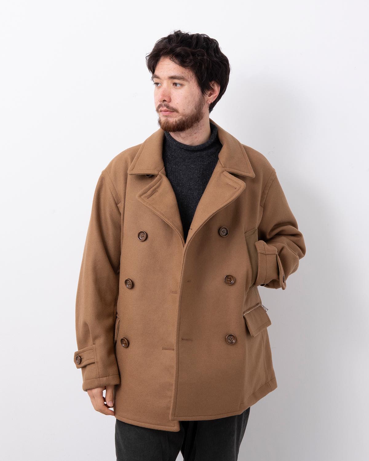 MARINER COAT W/N DOUBLE MELTON WITH WINDSTOPPER®