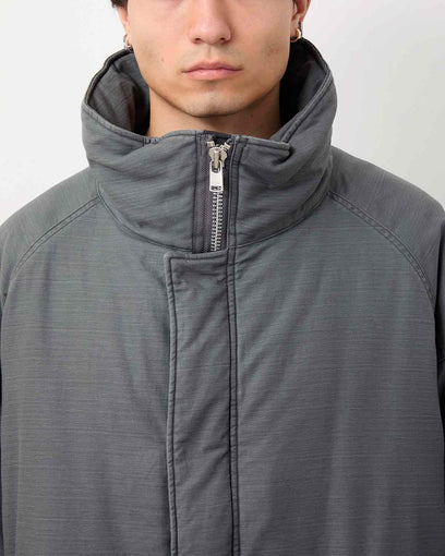 TROOPER PUFF COAT COTTON BACKSATIN PIGMENT DYE WITH WINDSTOPPER®
