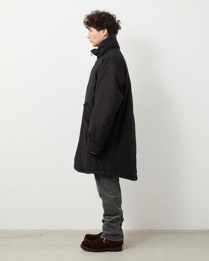 TROOPER PUFF COAT COTTON BACKSATIN PIGMENT DYE WITH WINDSTOPPER®