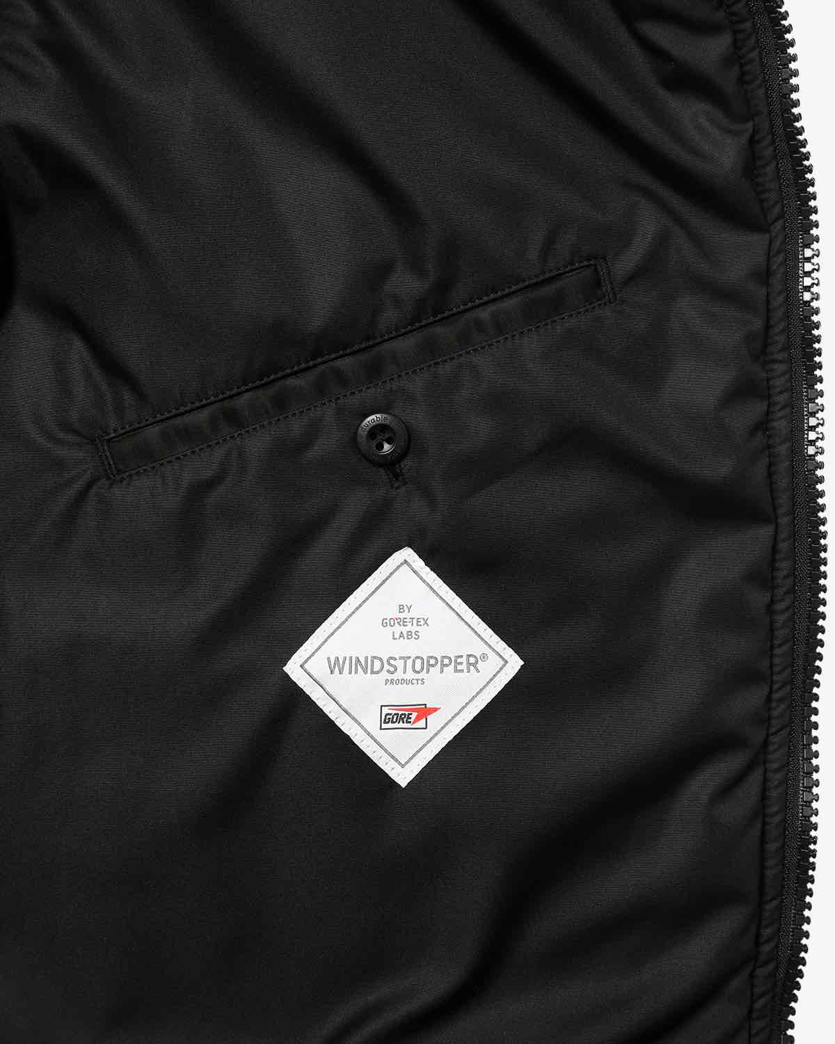 TROOPER PUFF BLOUSON NYLON TWILL WITH WINDSTOPPER® "Innovaten"