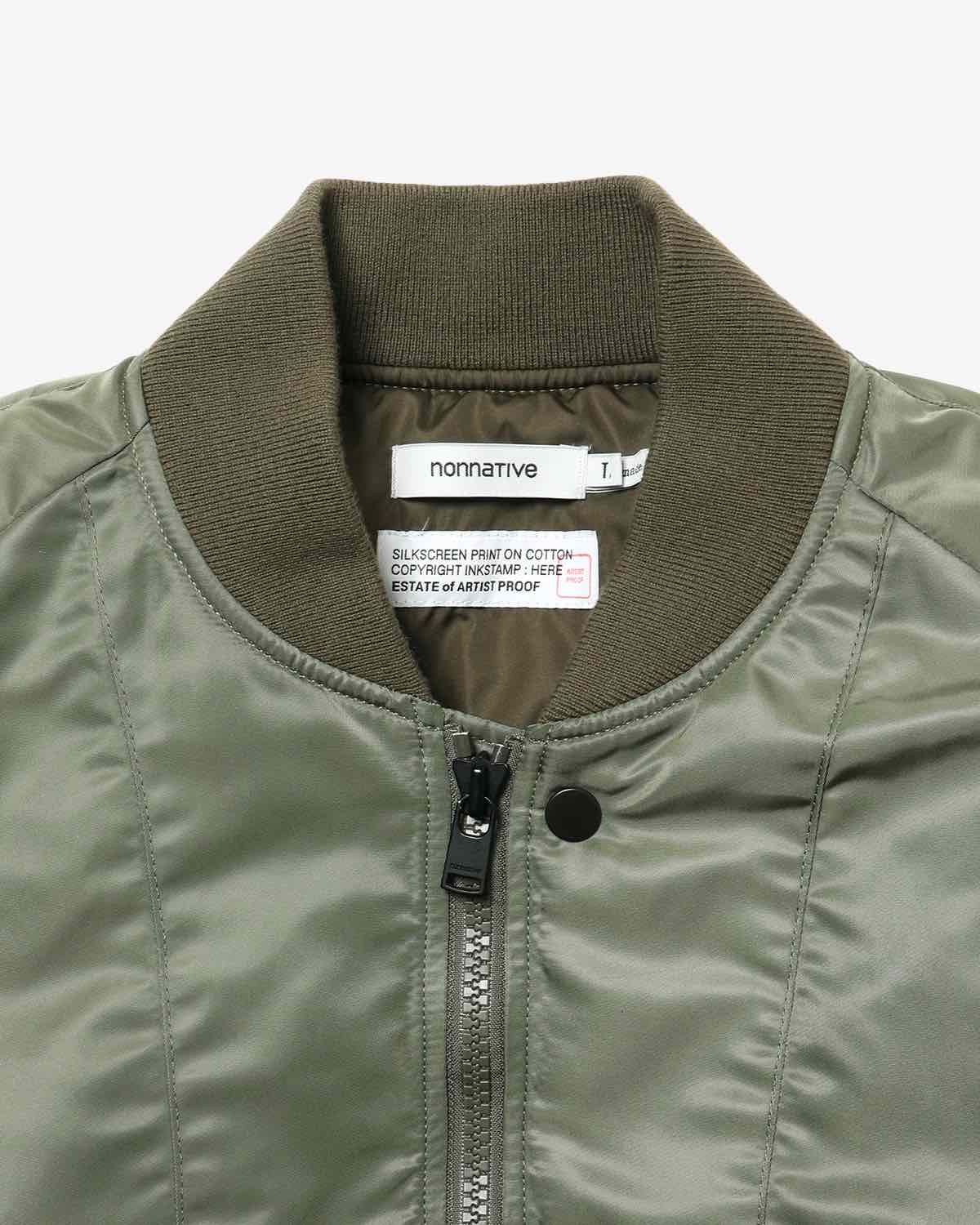 TROOPER PUFF BLOUSON NYLON TWILL WITH WINDSTOPPER® "Innovaten"