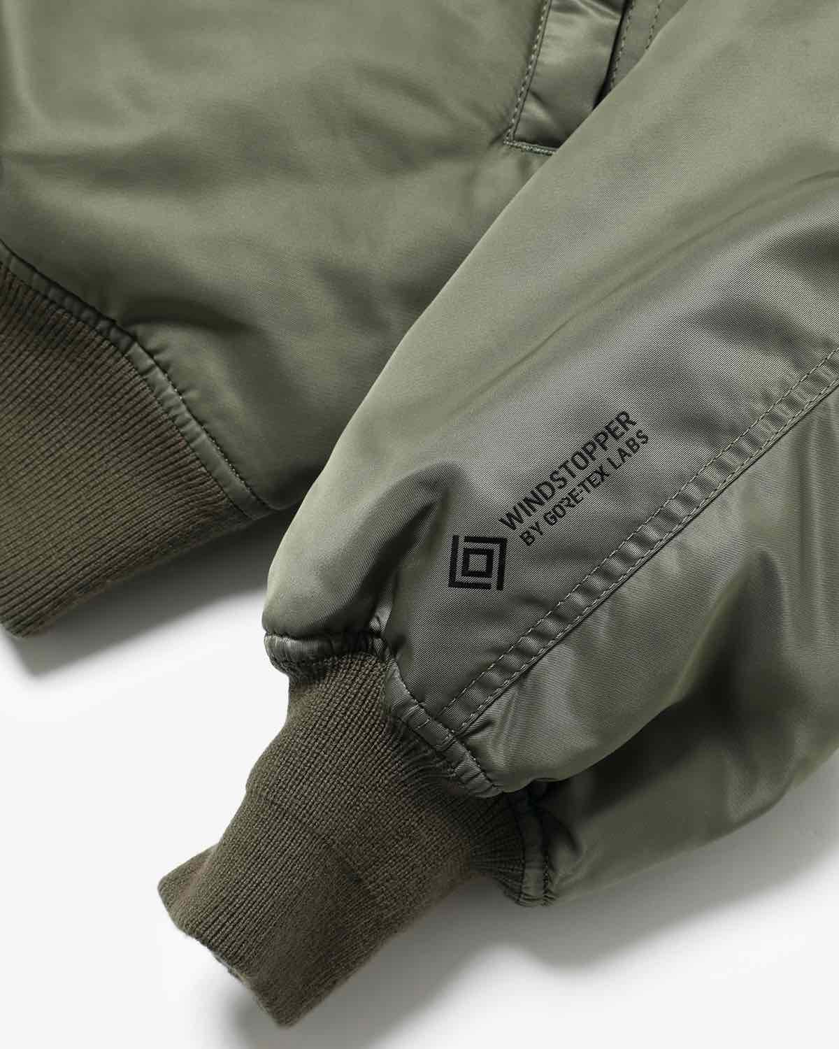 TROOPER PUFF BLOUSON NYLON TWILL WITH WINDSTOPPER® "Innovaten"