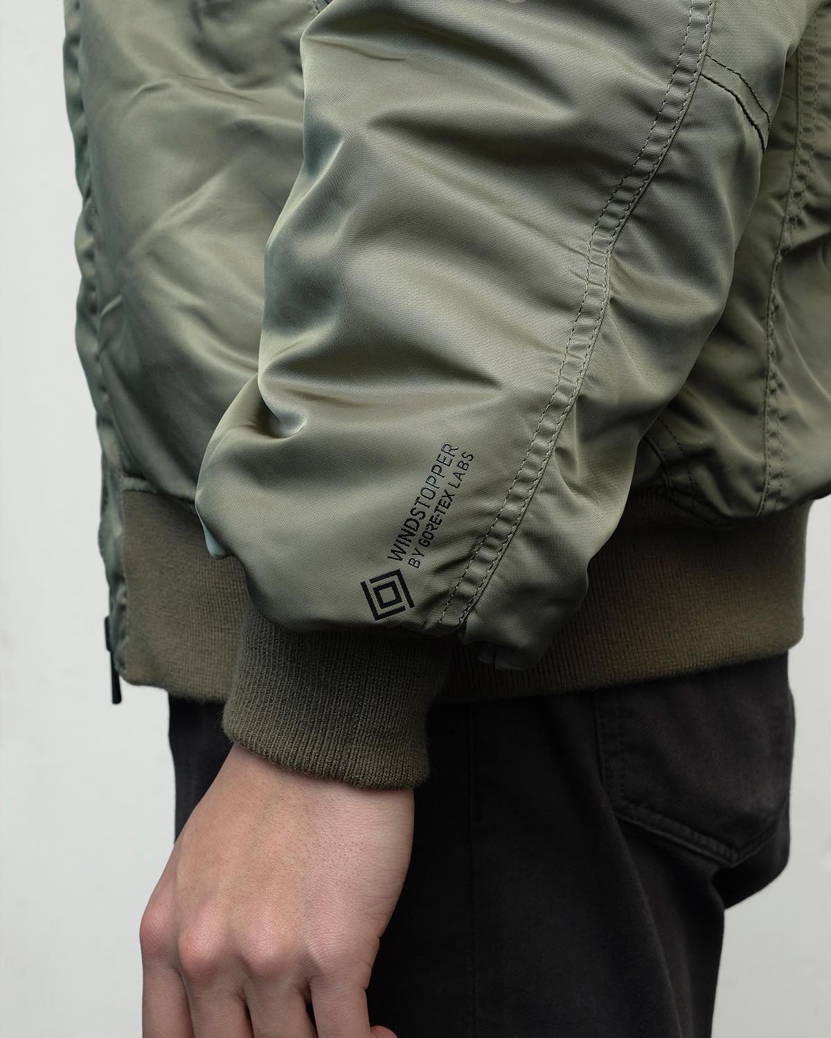 TROOPER PUFF BLOUSON NYLON TWILL WITH WINDSTOPPER® "Innovaten"