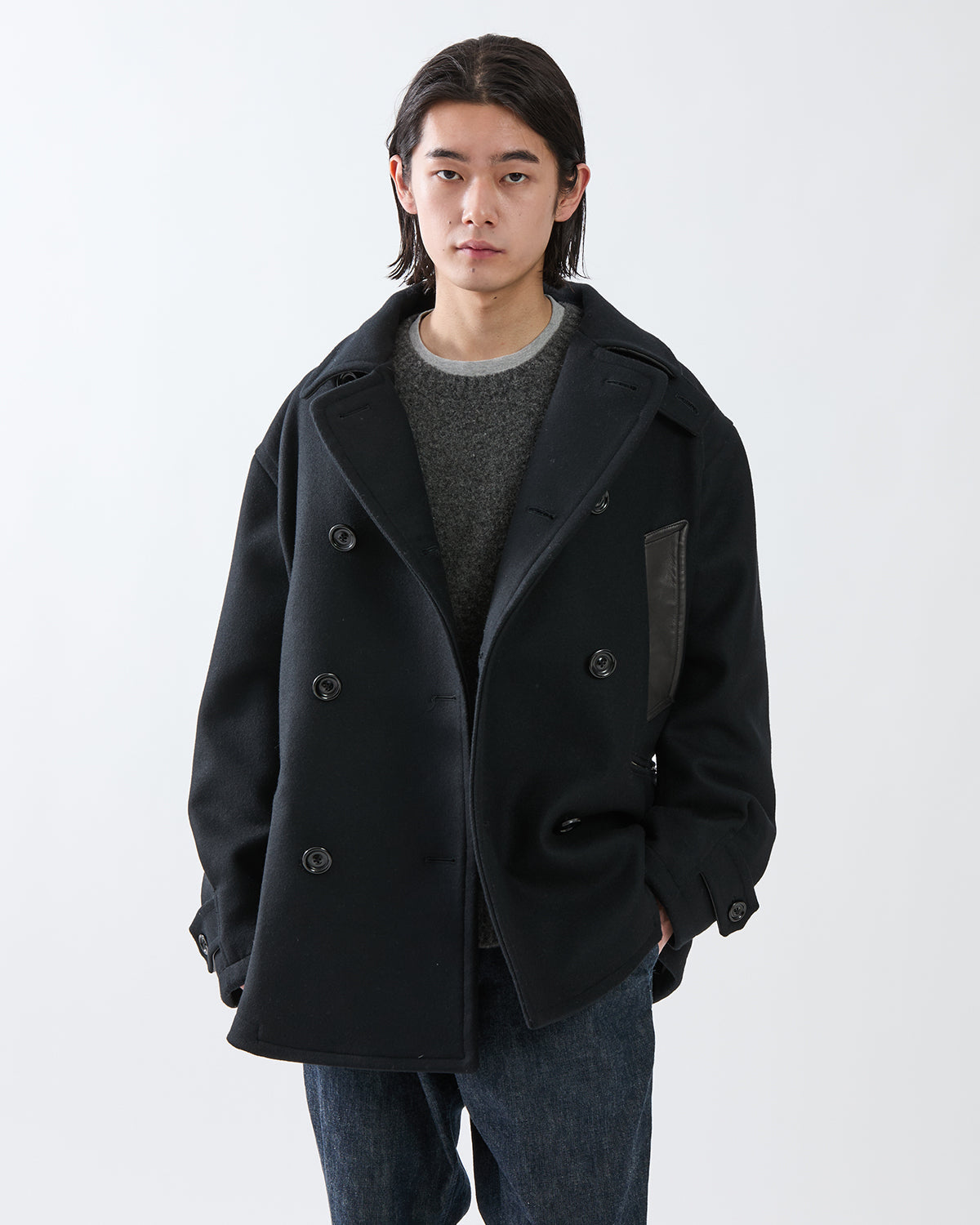 MARINER COAT WOOL DOUBLE MELTON WITH WINDSTOPPER®