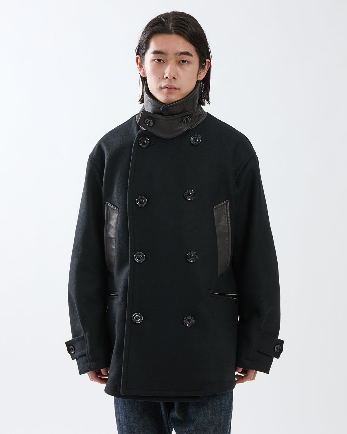 MARINER COAT WOOL DOUBLE MELTON WITH WINDSTOPPER®