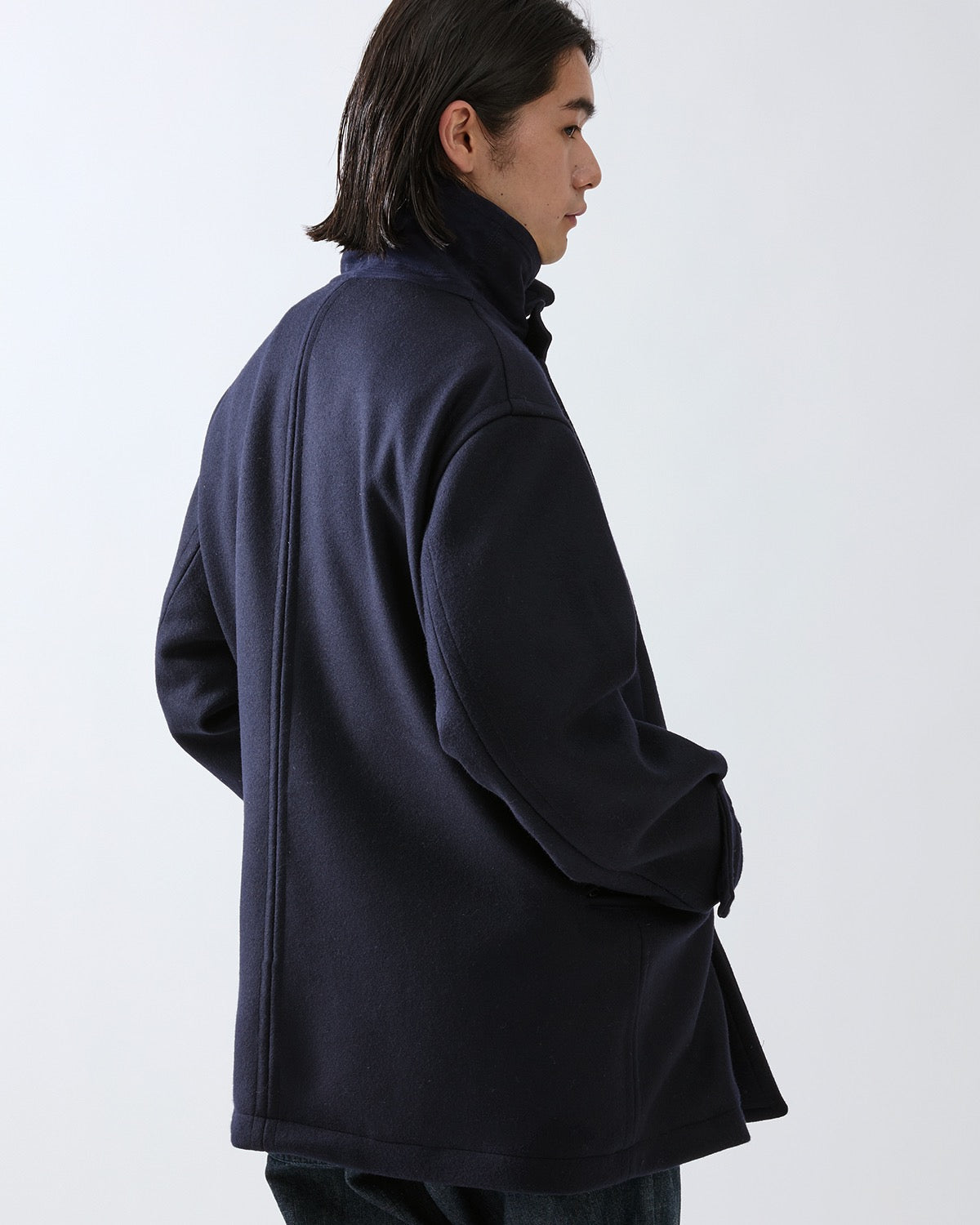 MARINER COAT WOOL DOUBLE MELTON WITH WINDSTOPPER®