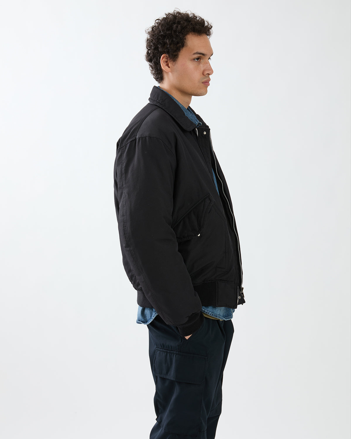 AVIATOR PUFF BLOUSON POLY TWILL WITH WINDSTOPPER®