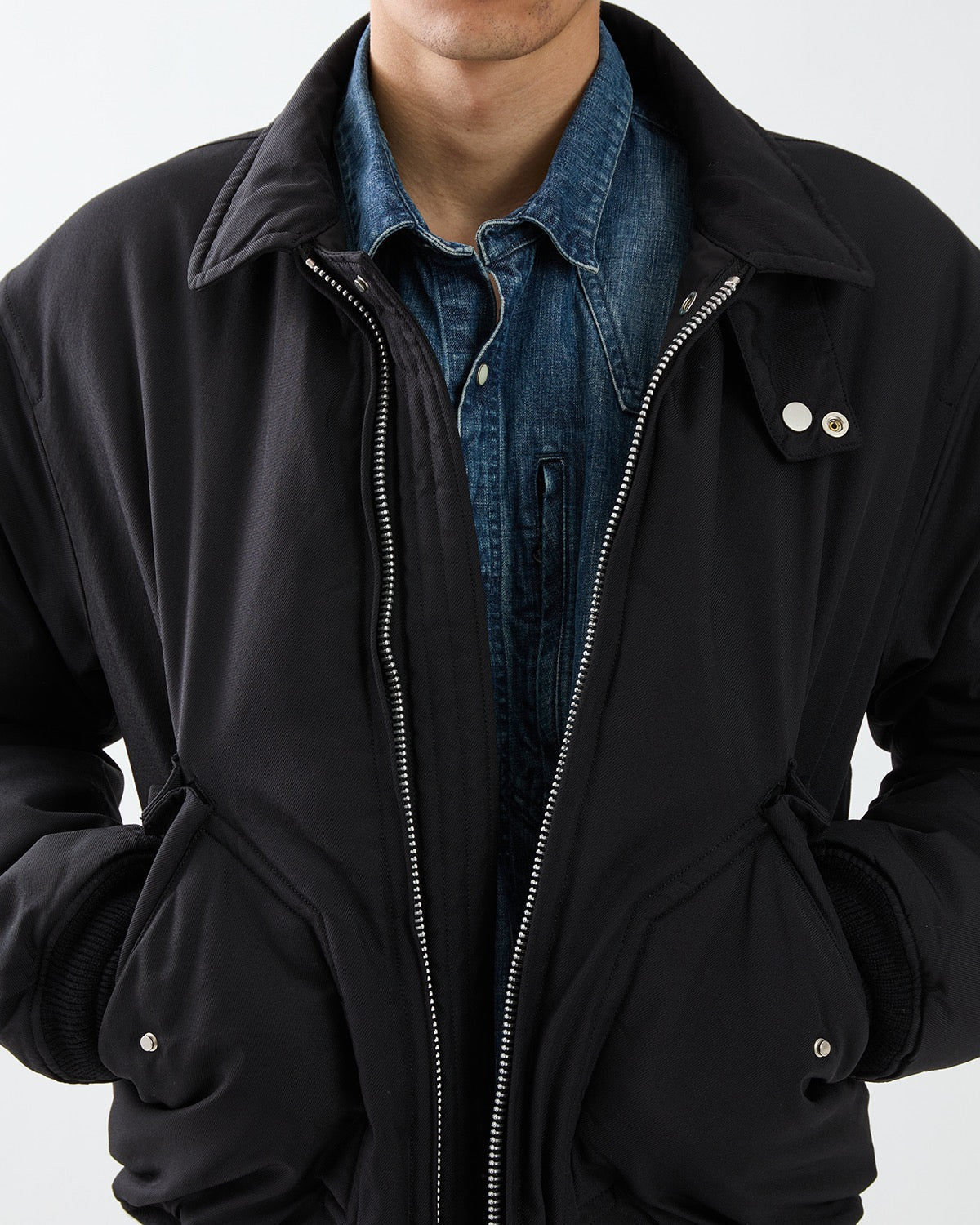 AVIATOR PUFF BLOUSON POLY TWILL WITH WINDSTOPPER®