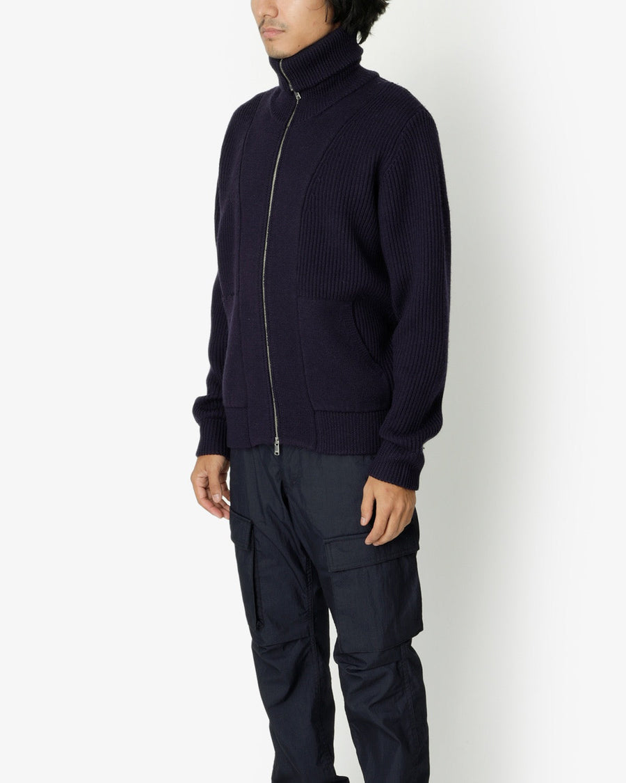 試着のみ】nonnative WORKER RIB ZIPUP SWEATER-