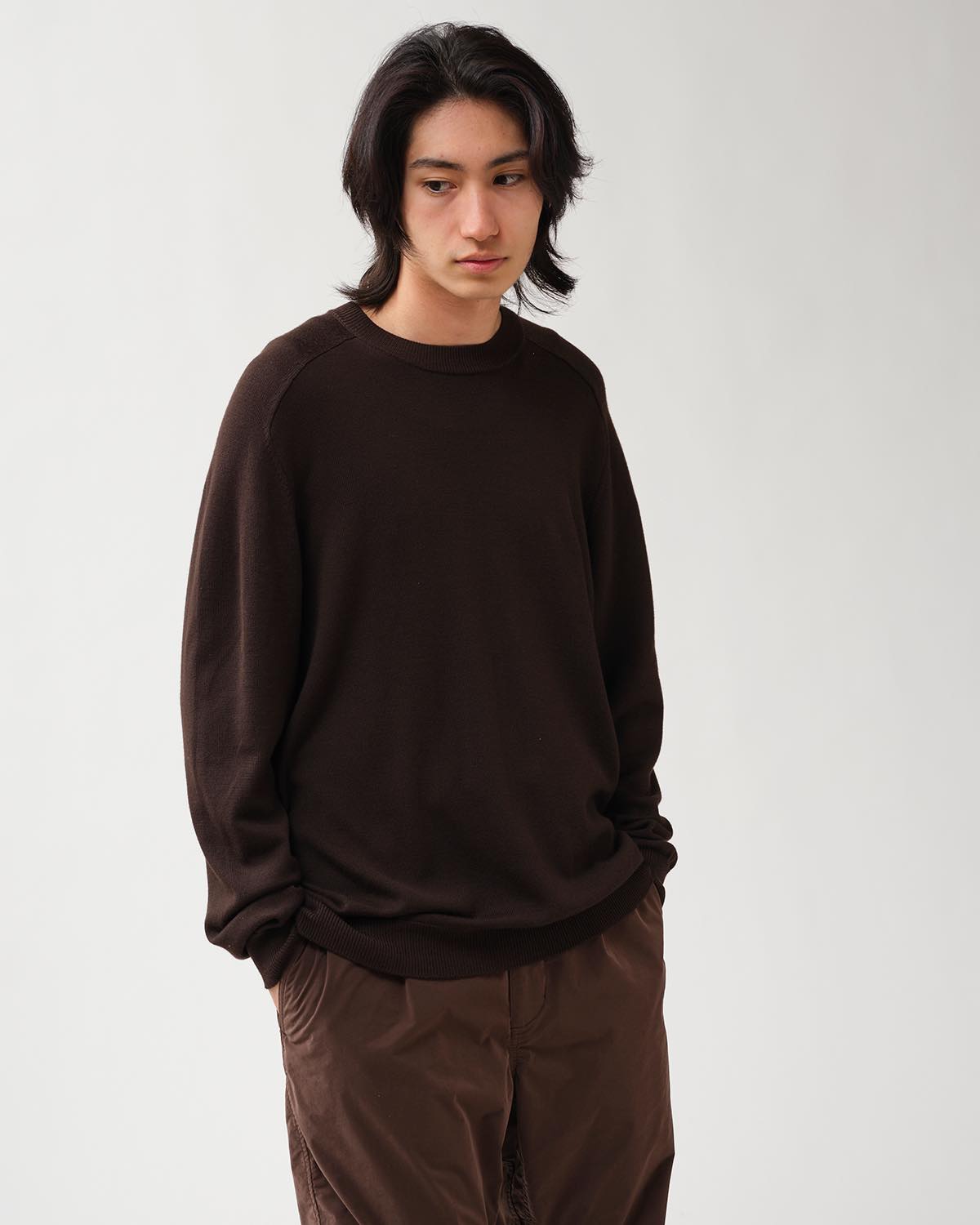 DWELLER PULLOVER SWEATER  MERINO SUPERFINE WOOL