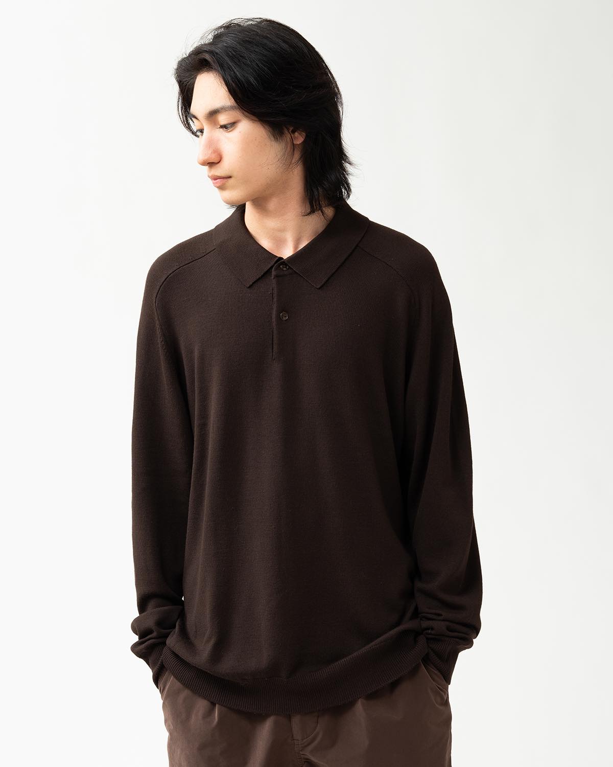 DWELLER POLO SWEATER  MERINO SUPERFINE WOOL