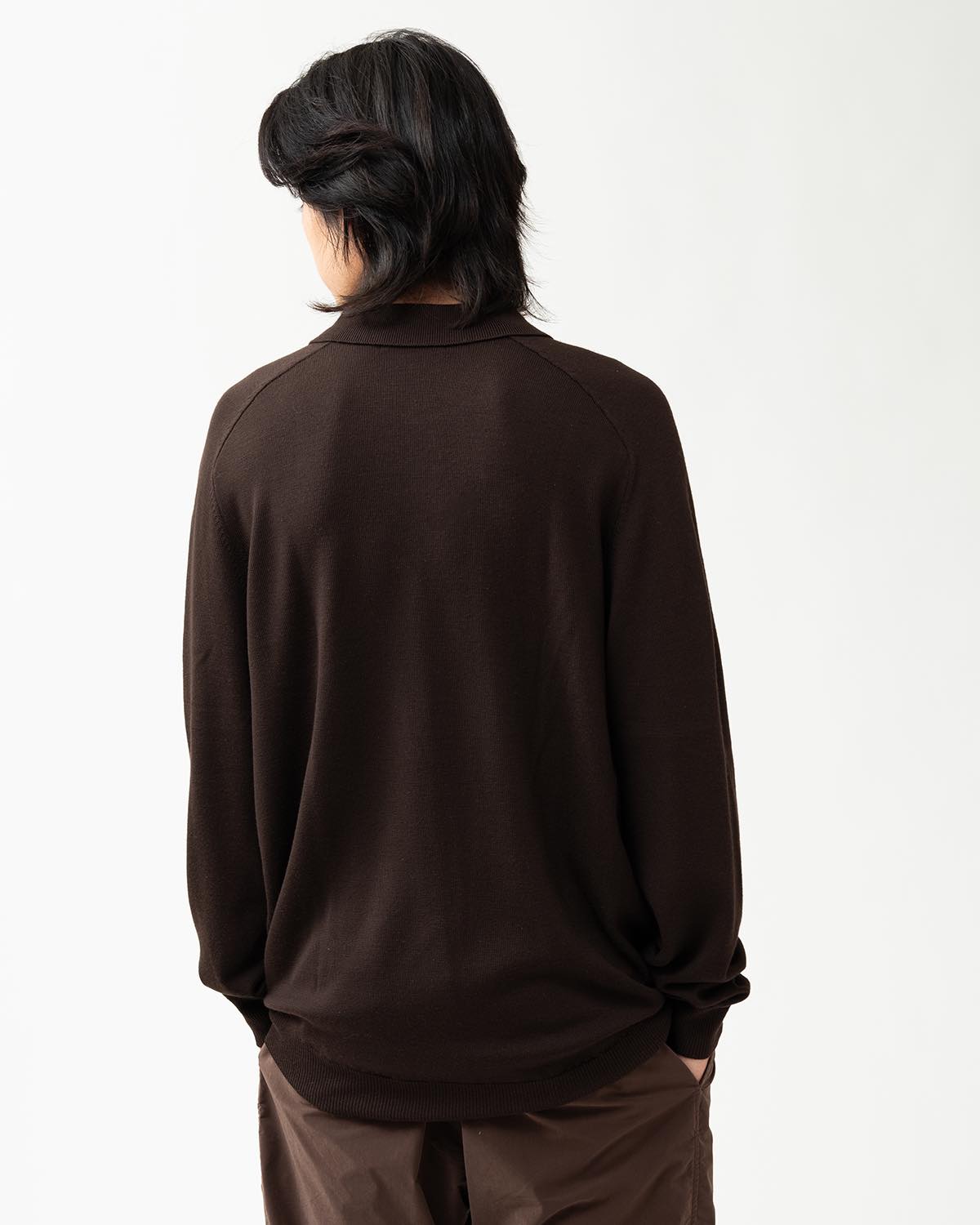 DWELLER POLO SWEATER  MERINO SUPERFINE WOOL