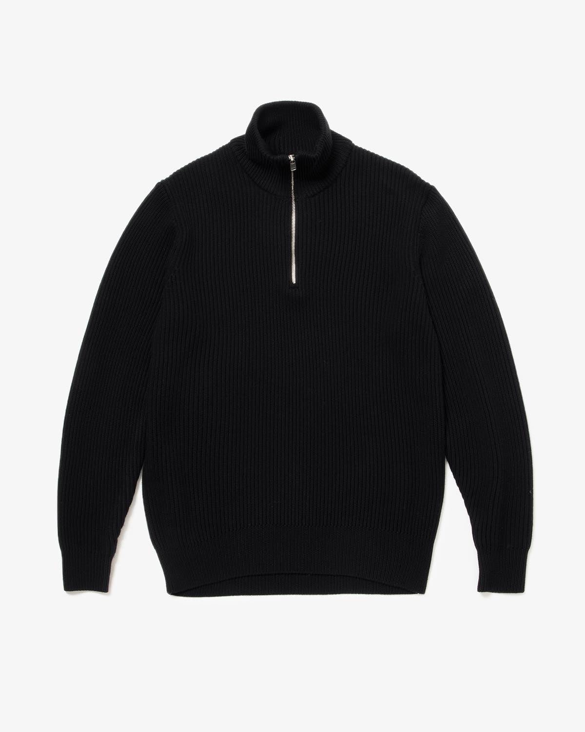 DWELLER HALF ZIP SWEATER MERINO SUPERFINE WOOL