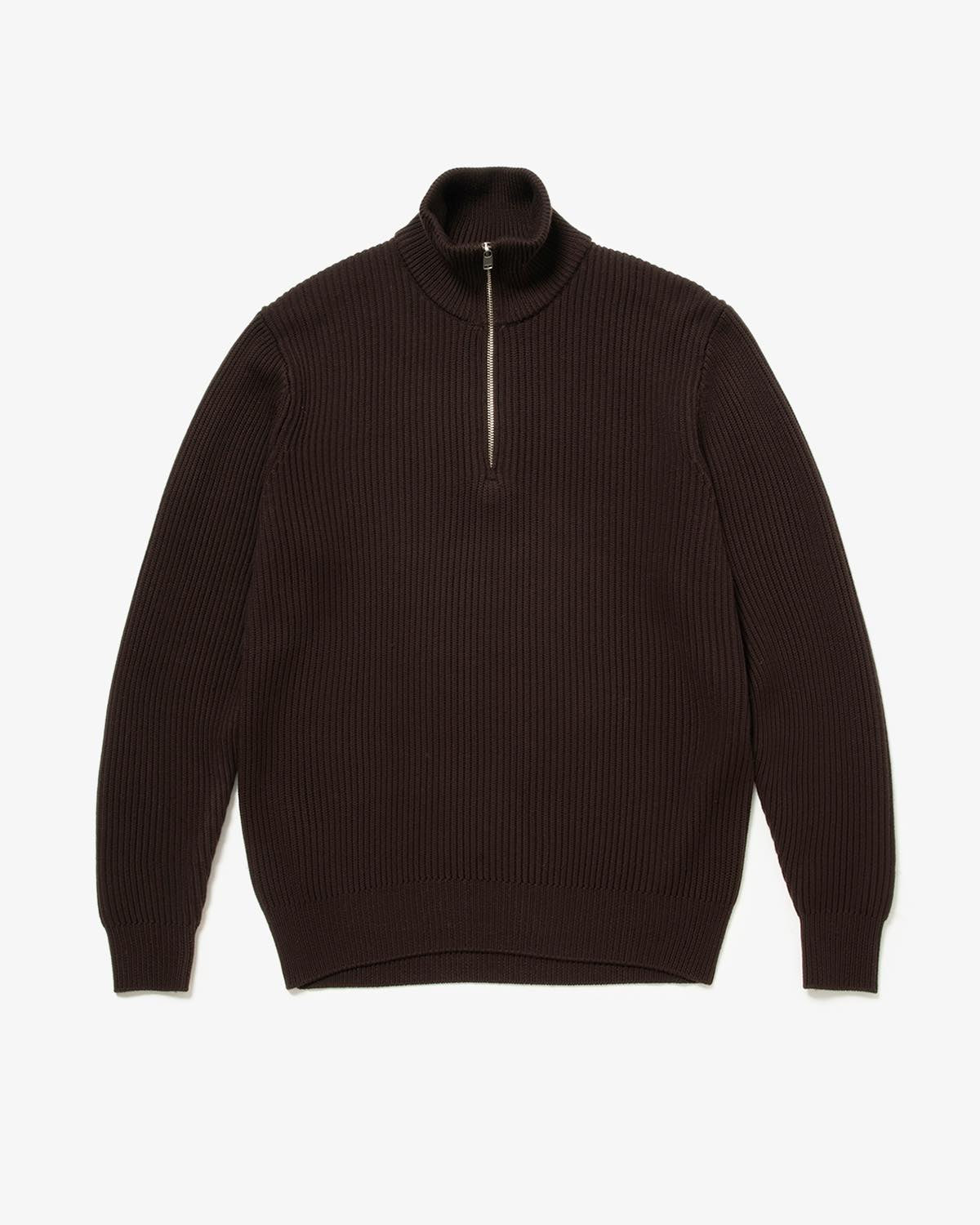 DWELLER HALF ZIP SWEATER MERINO SUPERFINE WOOL