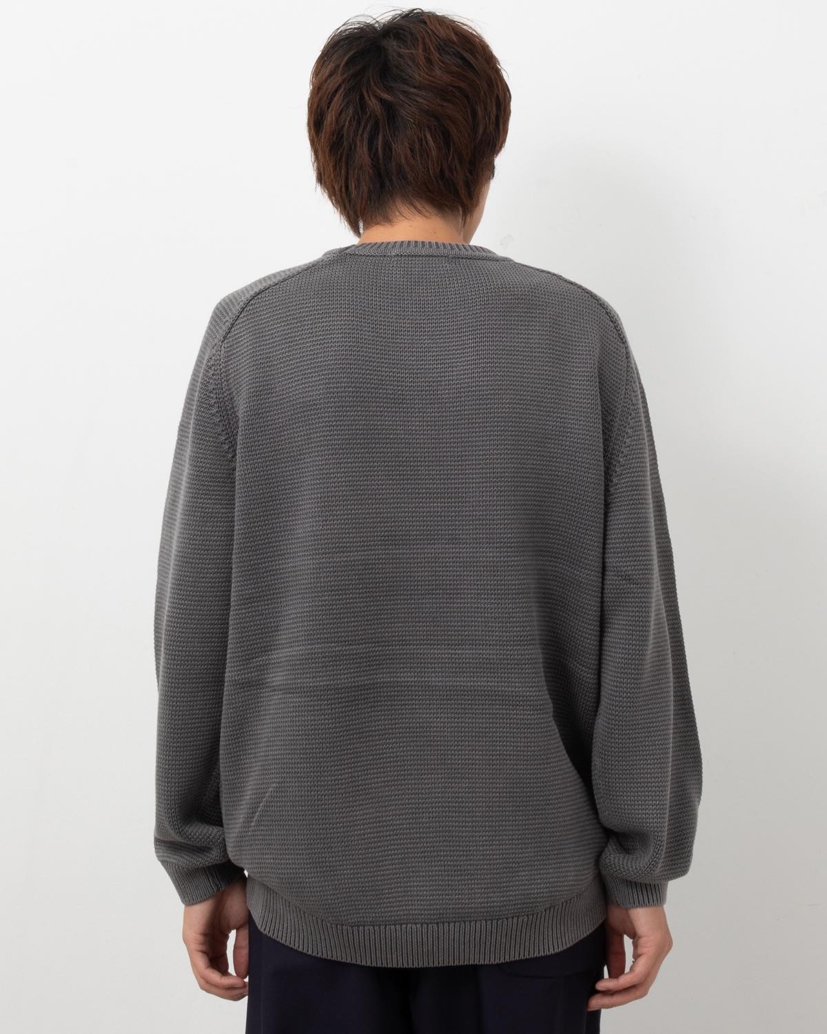 WORKER PULLOVER SWEATER COTTON YARN